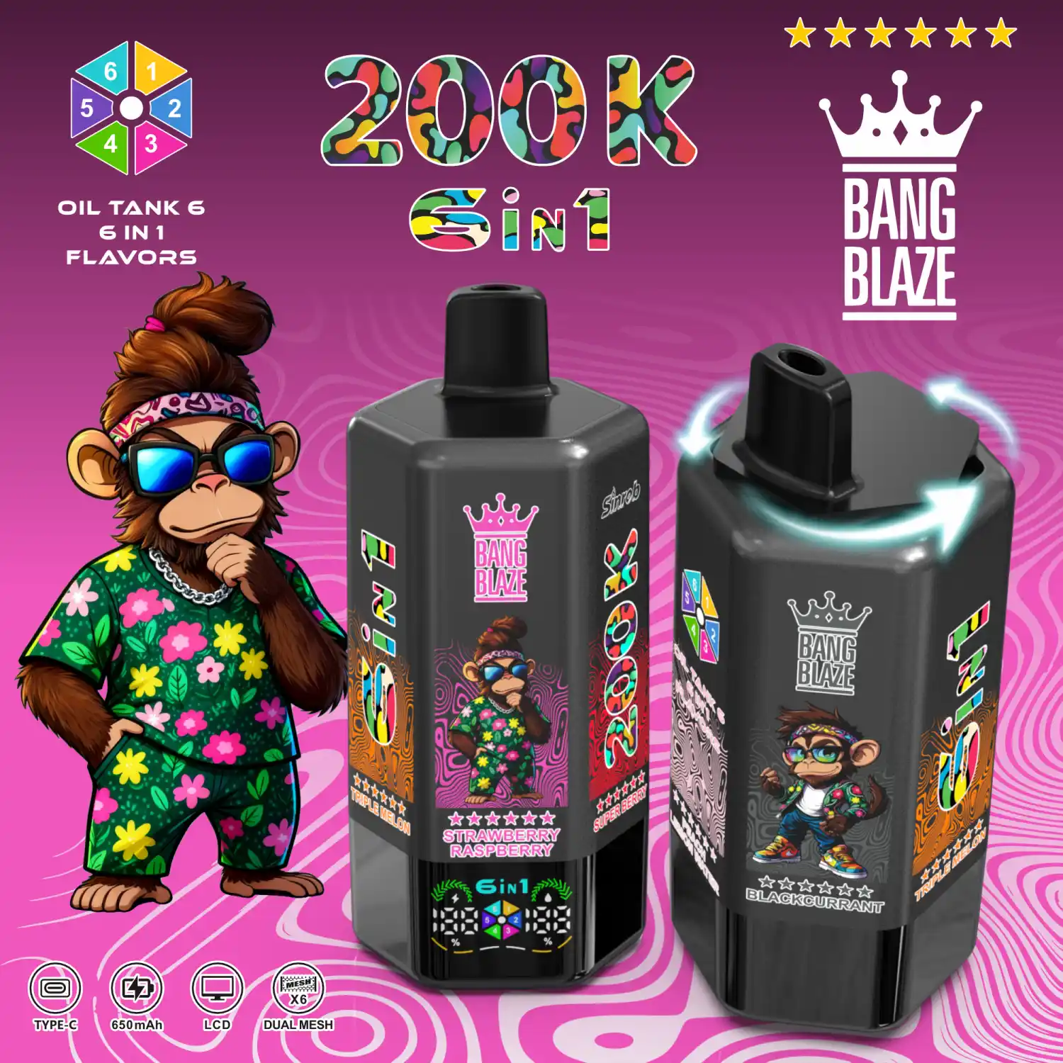 BANG BLAZE 200K 6 IN 1