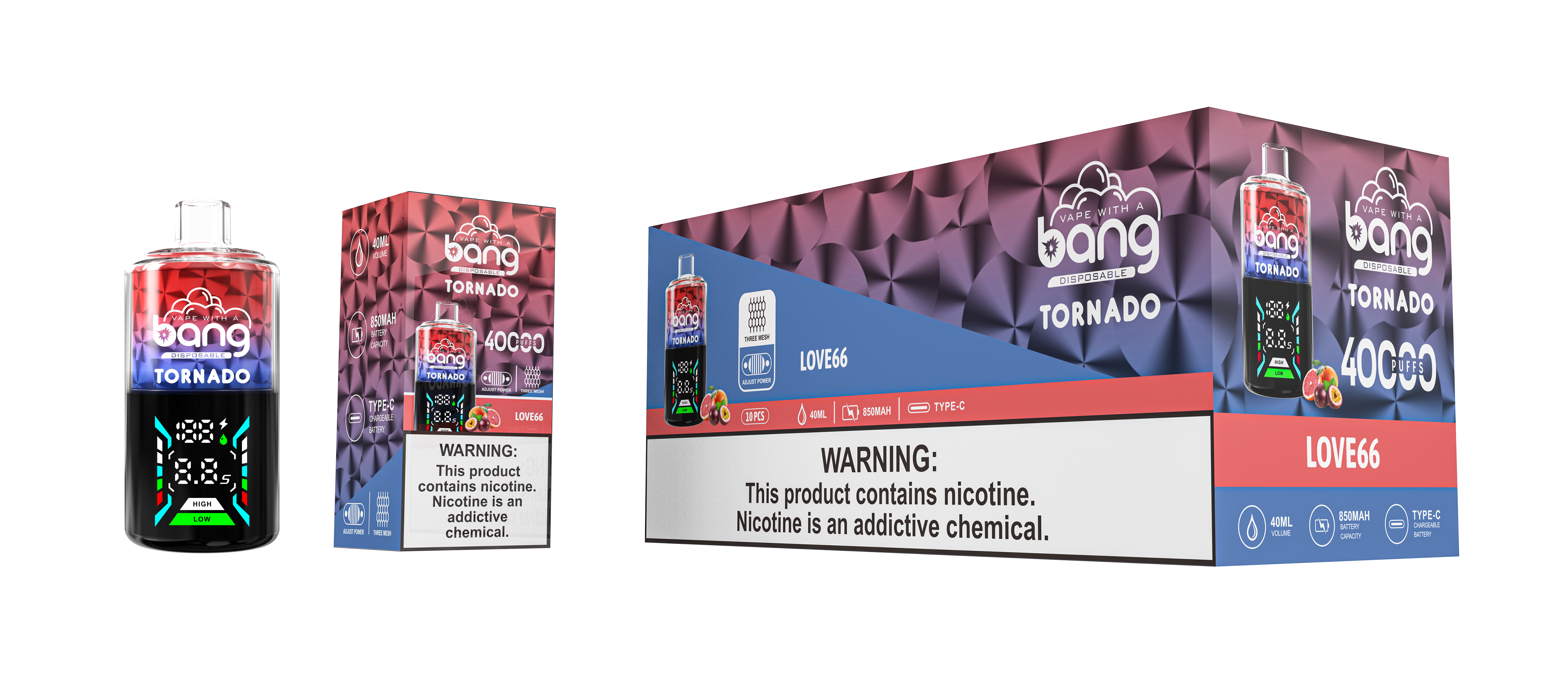 BANG TORNADO 40000 Puffs
