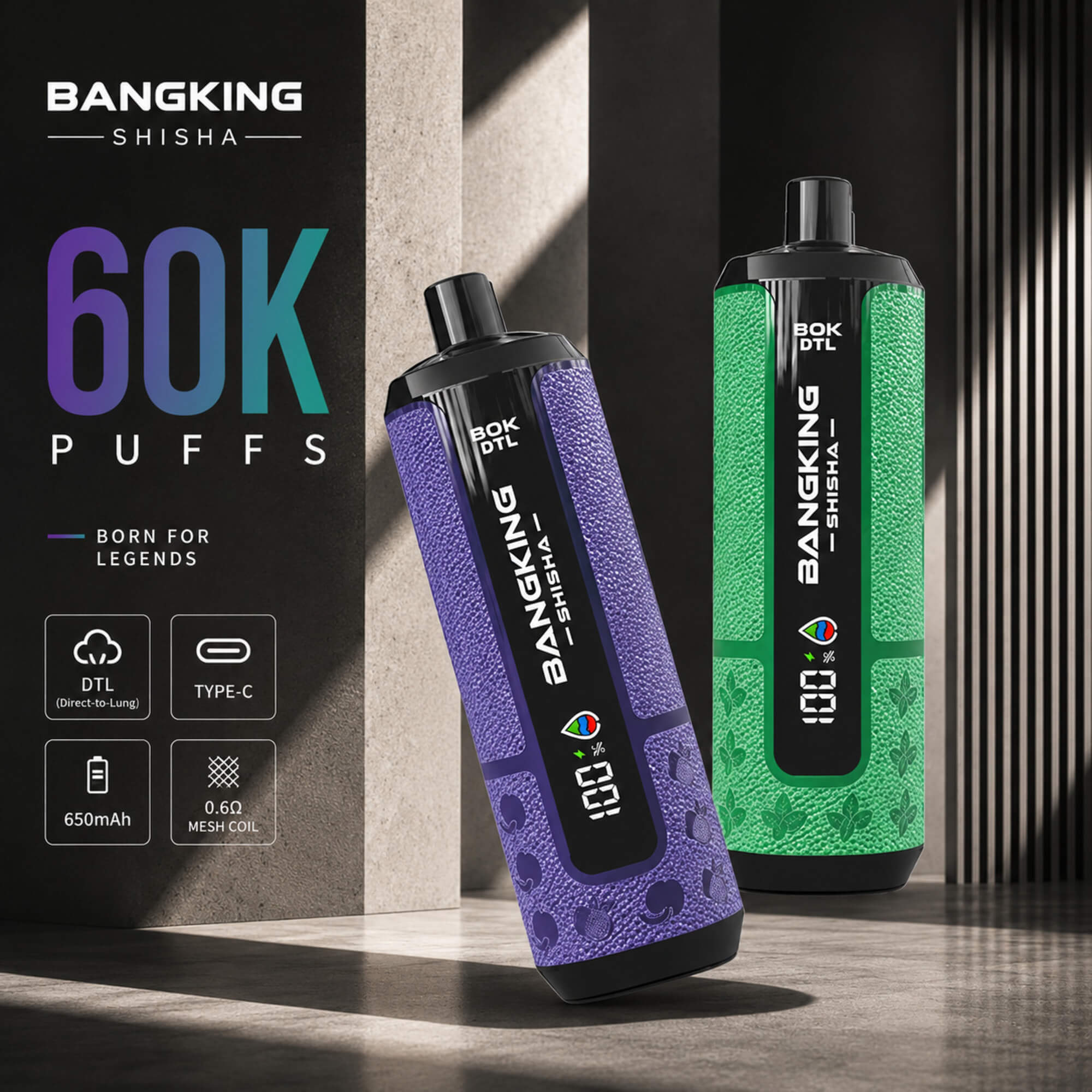 Bang King Shisha 60K