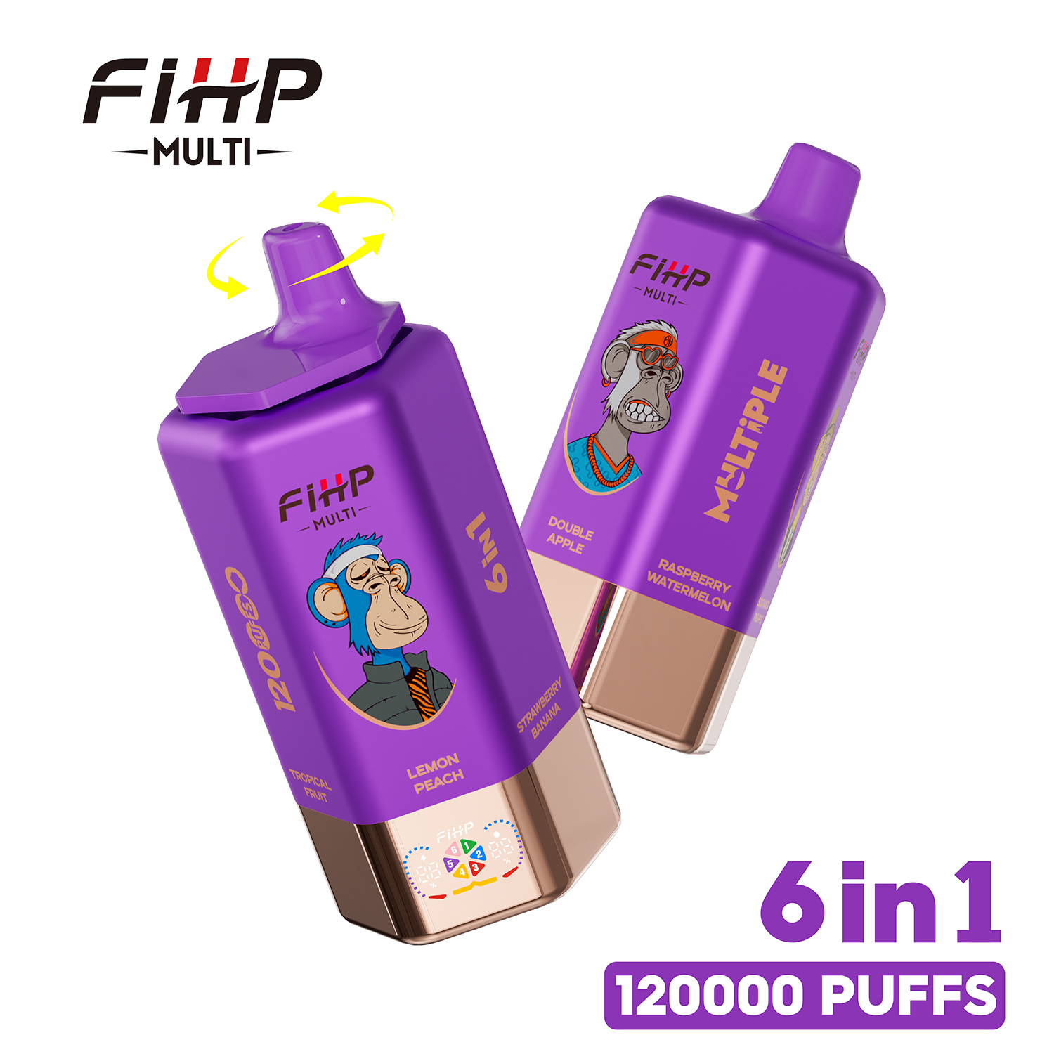 FIHP 120000 6 IN 1 Multiple Flavors - obrazek 2