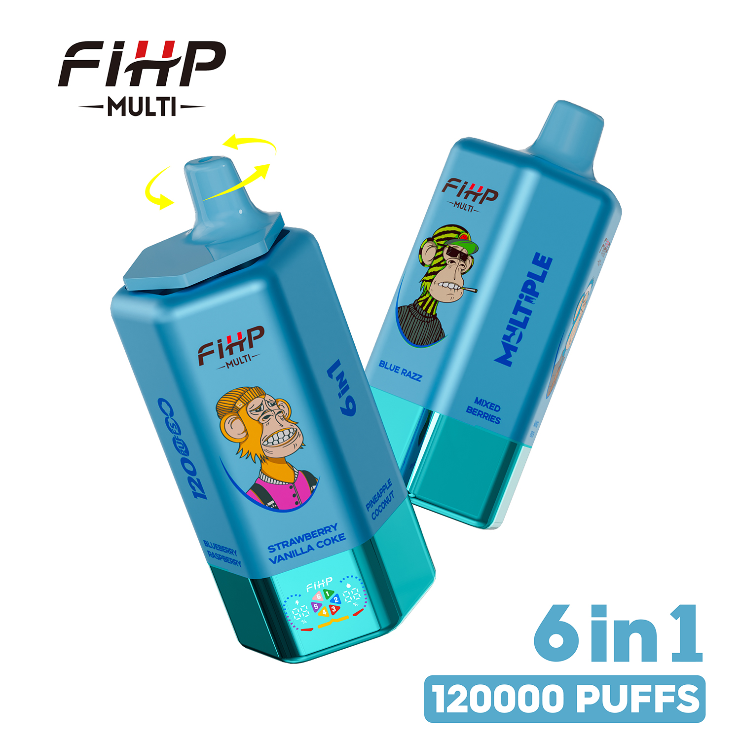 FIHP 120000 6 IN 1 Multiple Flavors - obrazek 3