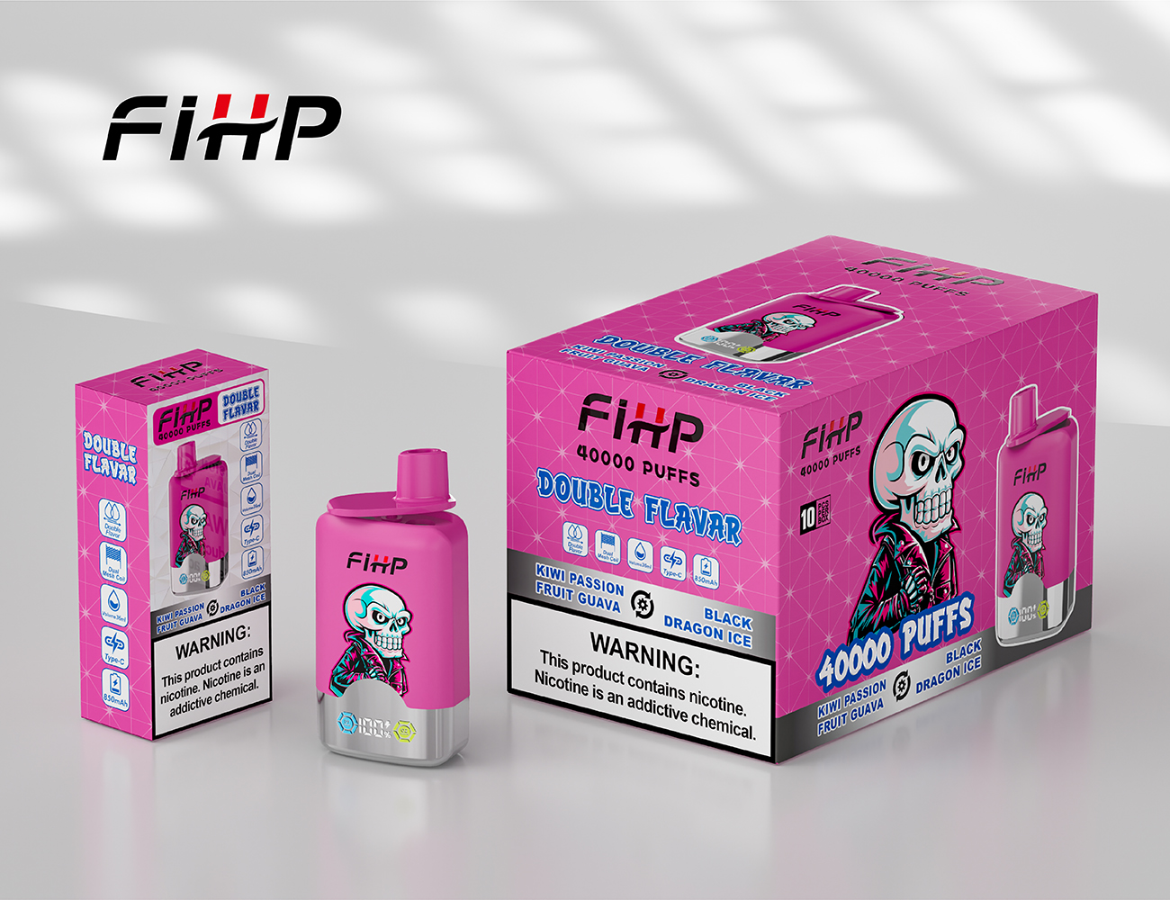 FIHP 40000 Double Flavors - obrazek 2
