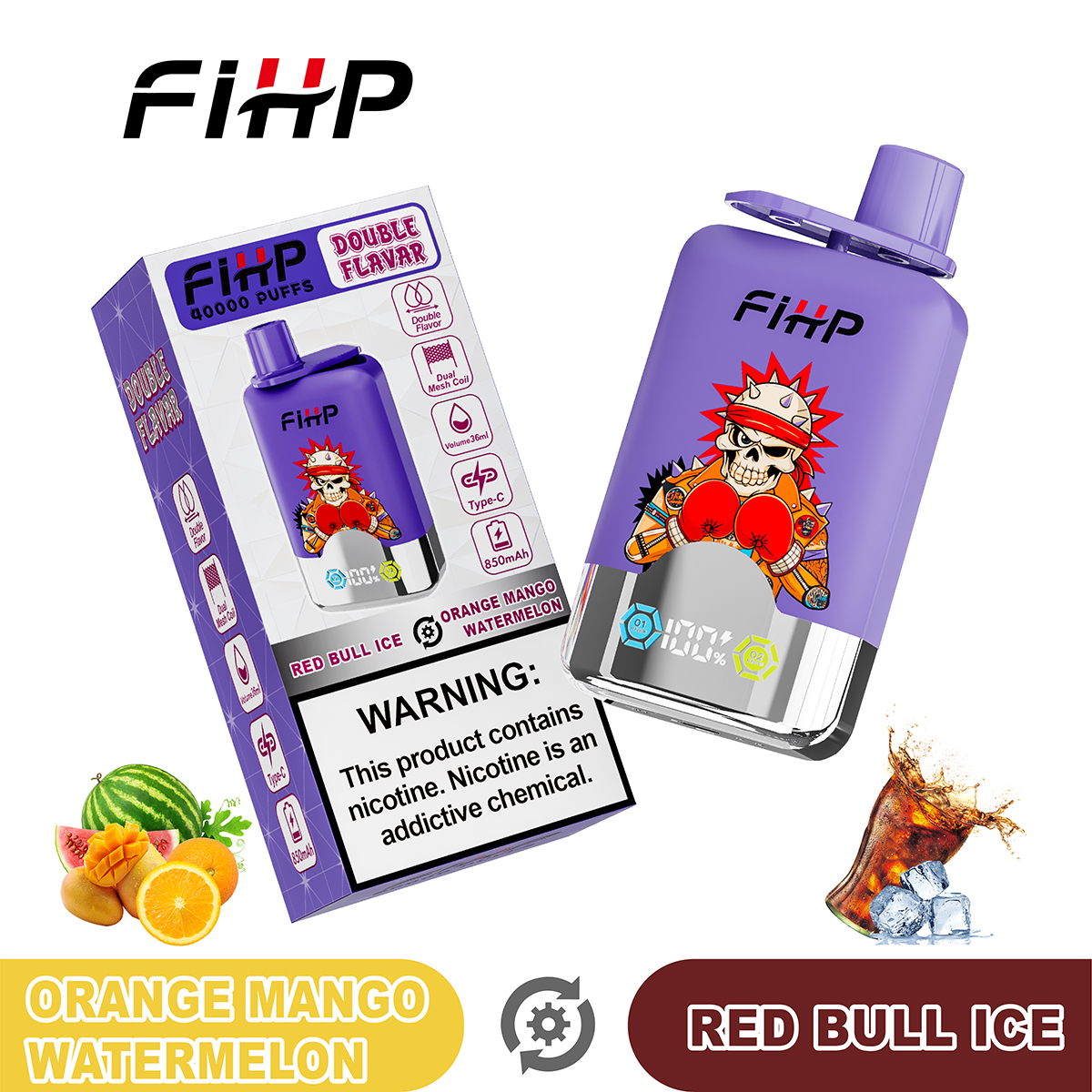 FIHP 40000 Double Flavors - obrazek 30