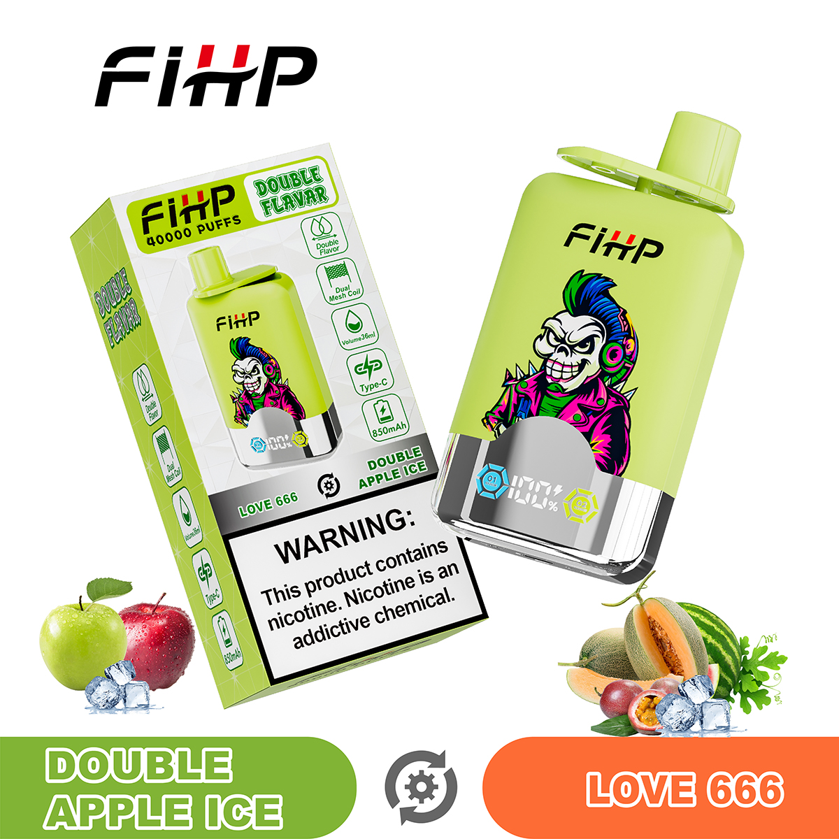 FIHP 40000 Double Flavors - obrazek 35
