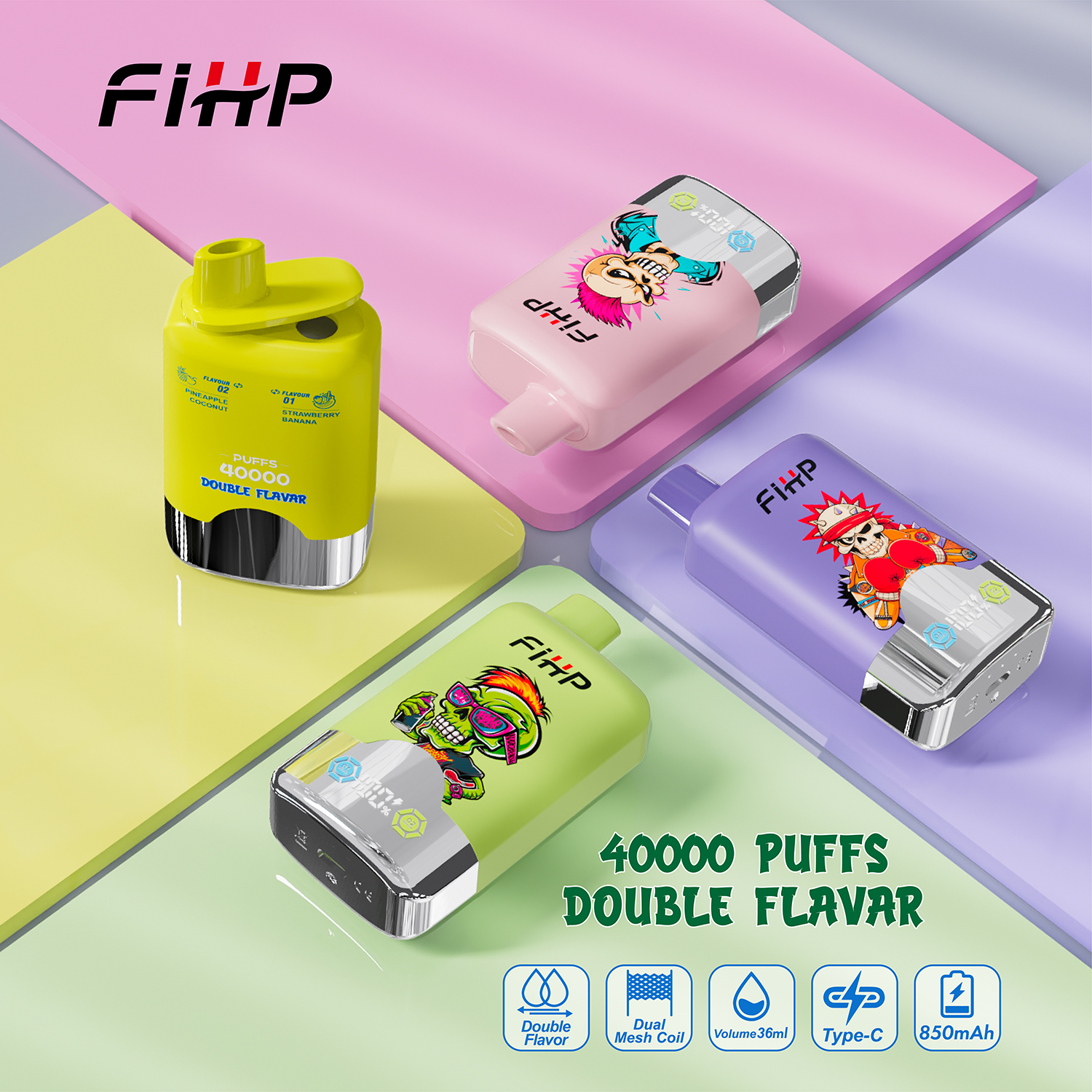 FIHP 40000 Double Flavors - obrazek 49