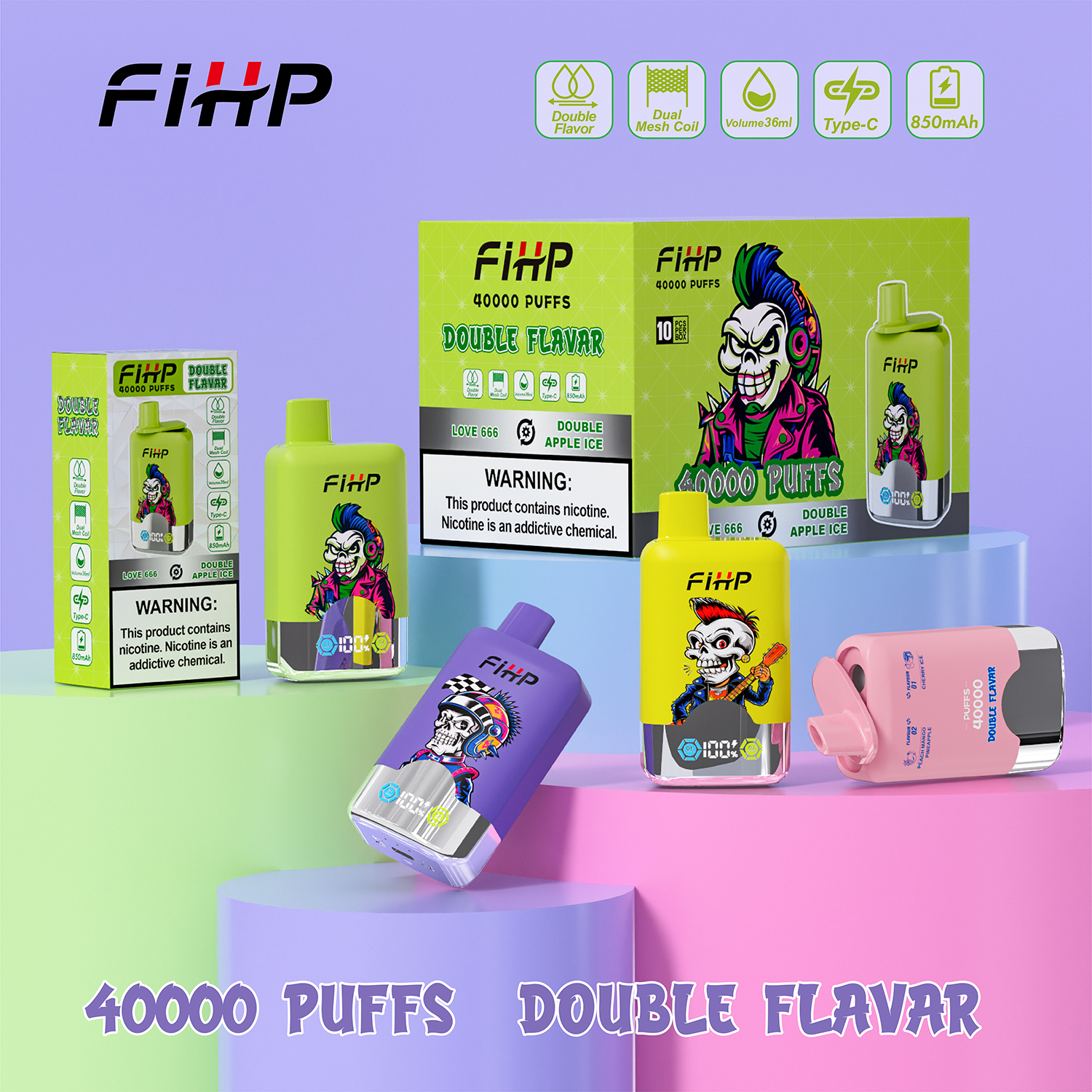 FIHP 40000 Double Flavors - obrazek 51
