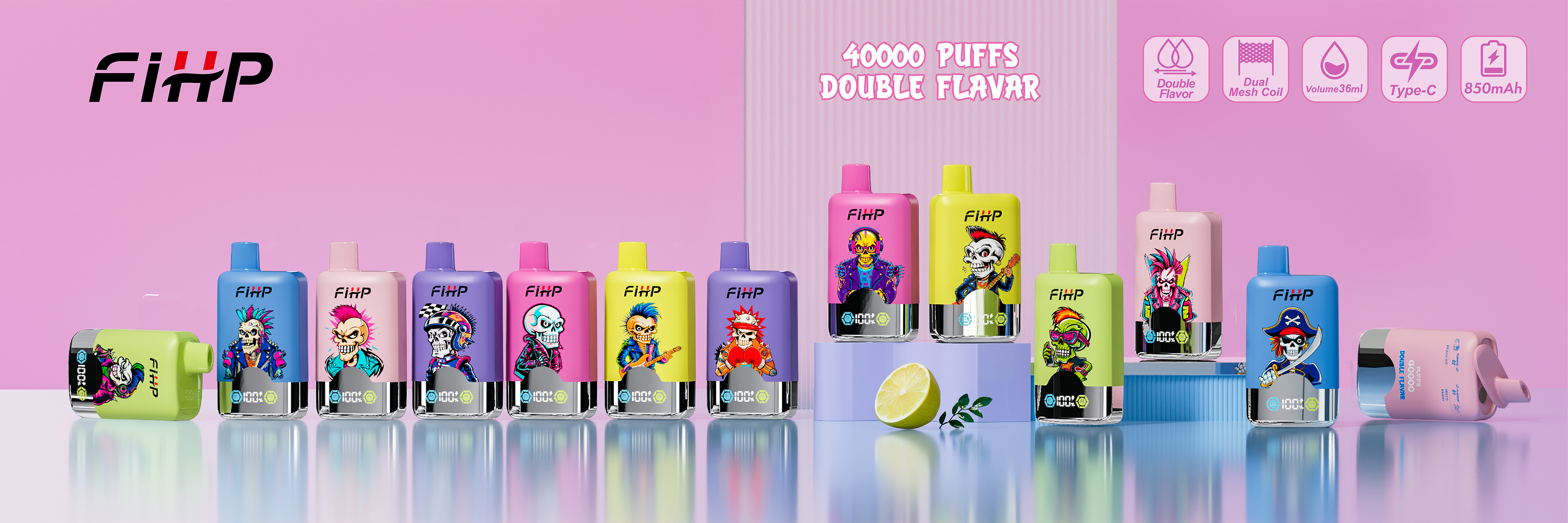 FIHP 40000 Double Flavors - obrazek 54