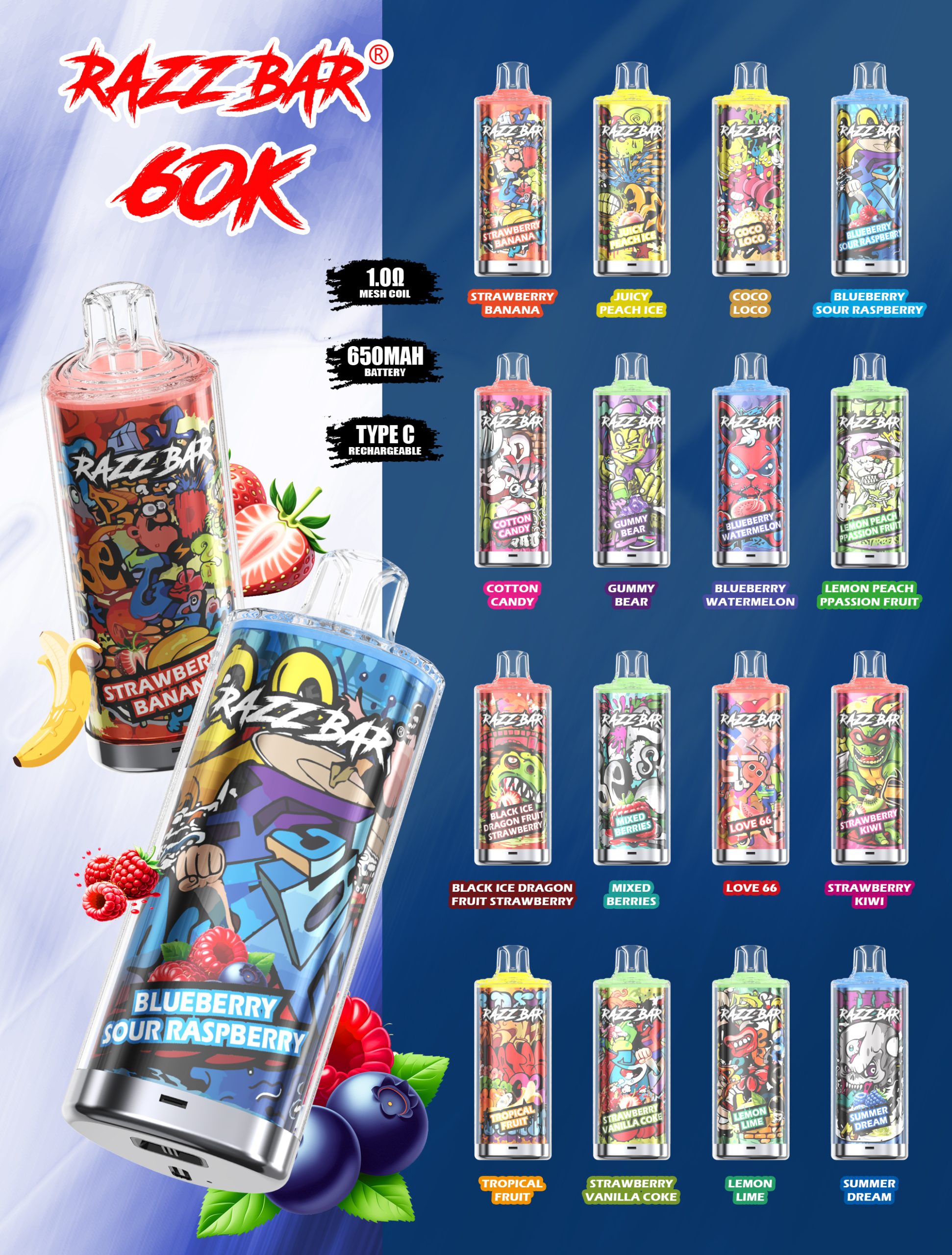 RAZZ BAR 60k Crystal