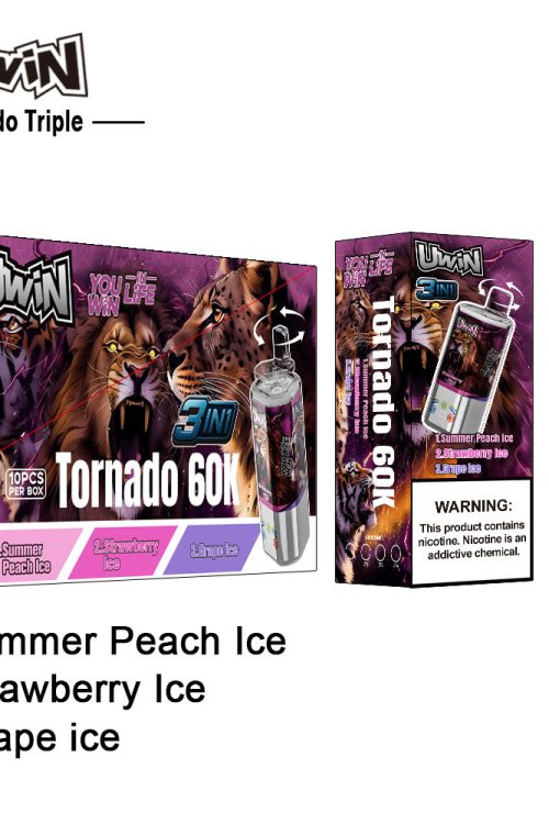 Uwin X RandM Tornado 60K Triple Flavor