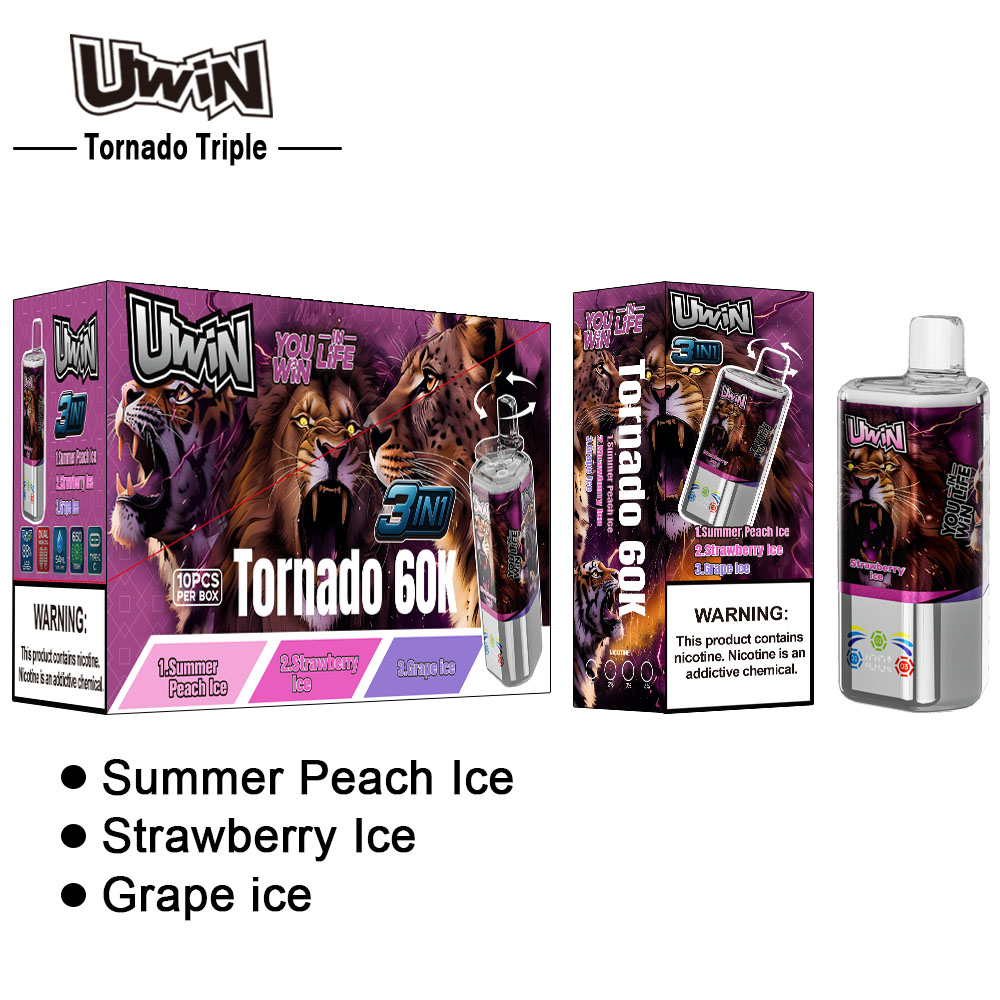 Uwin X RandM Tornado 60K Triple Flavor