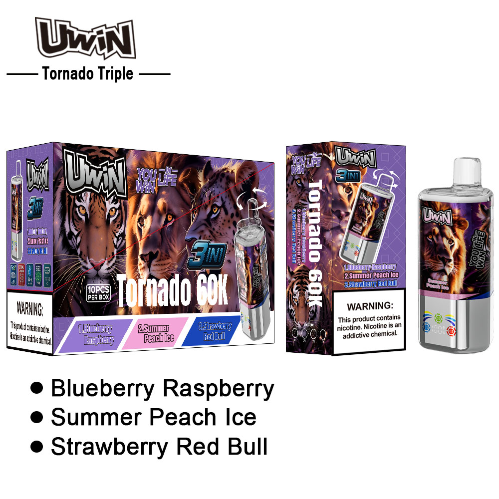 Uwin X RandM Tornado 60K Triple Flavor - obrazek 2