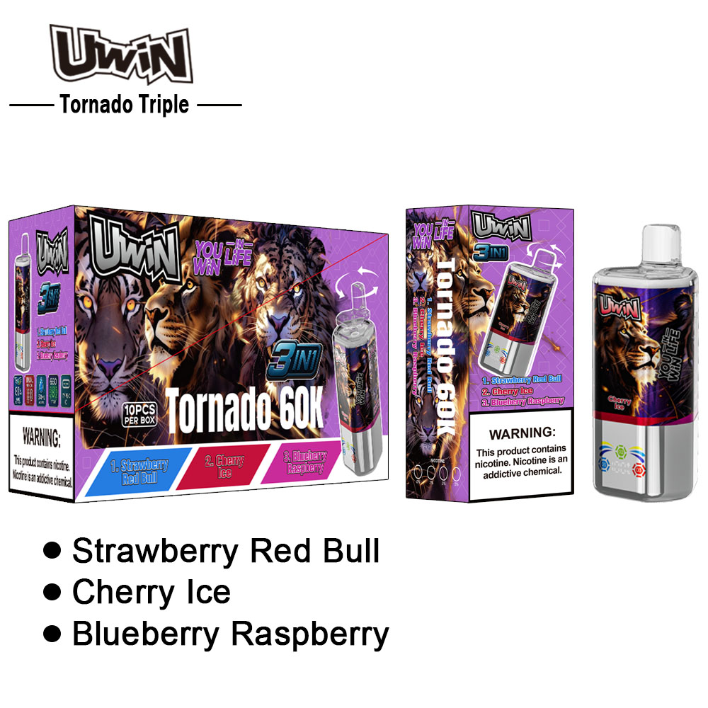 Uwin X RandM Tornado 60K Triple Flavor - obrazek 3
