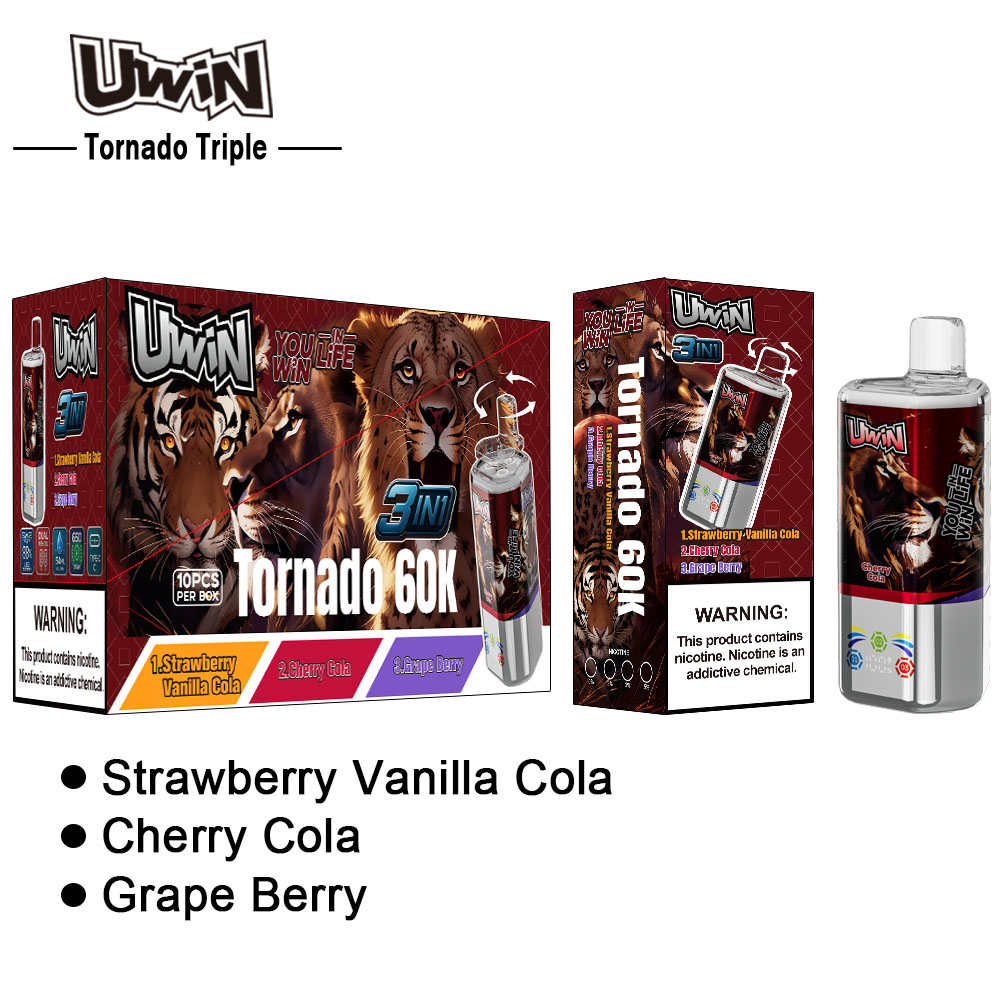 Uwin X RandM Tornado 60K Triple Flavor - obrazek 4