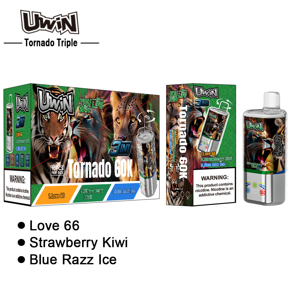 Uwin X RandM Tornado 60K Triple Flavor - obrazek 5