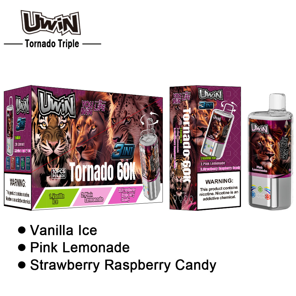 Uwin X RandM Tornado 60K Triple Flavor - obrazek 6