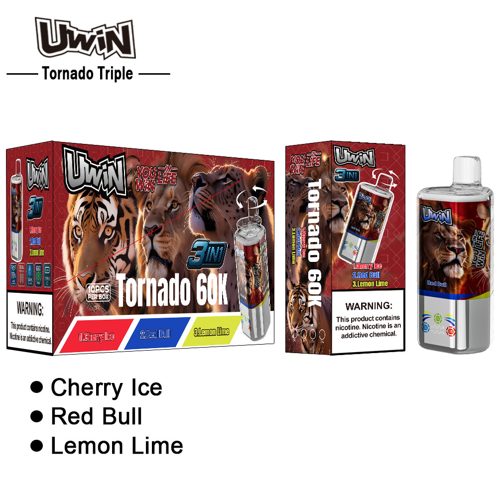 Uwin X RandM Tornado 60K Triple Flavor - obrazek 7