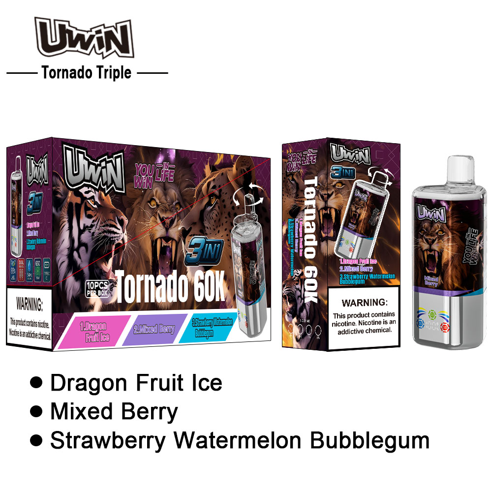 Uwin X RandM Tornado 60K Triple Flavor - obrazek 8