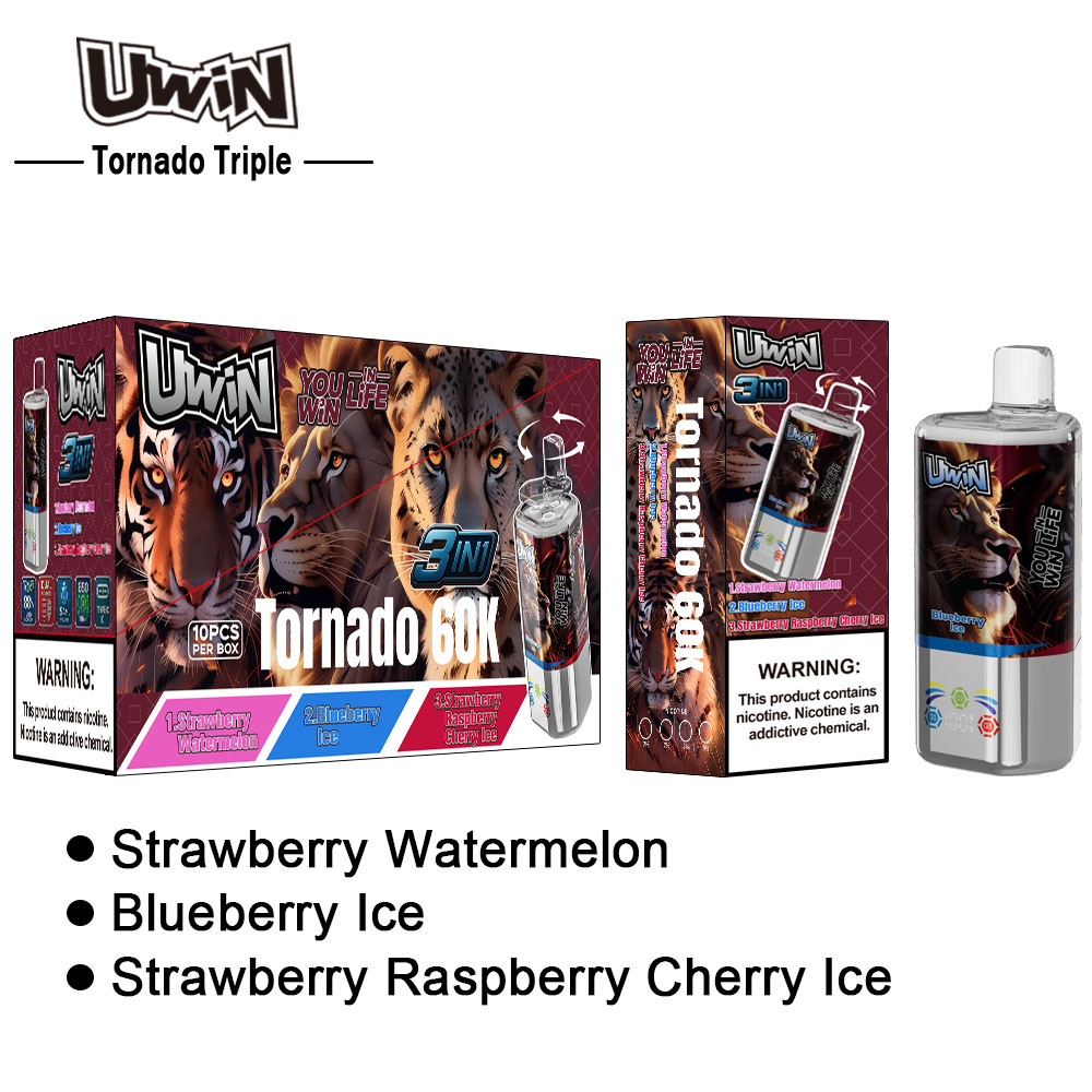 Uwin X RandM Tornado 60K Triple Flavor - obrazek 9