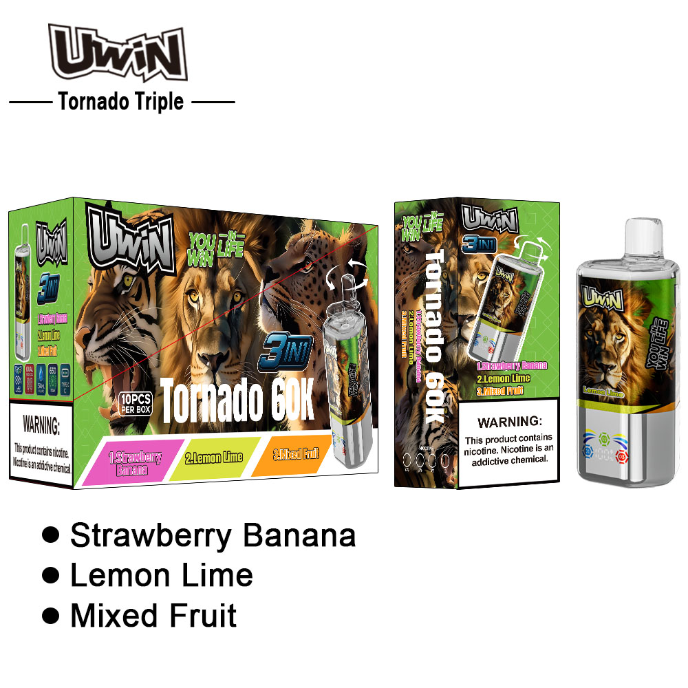 Uwin X RandM Tornado 60K Triple Flavor - obrazek 10