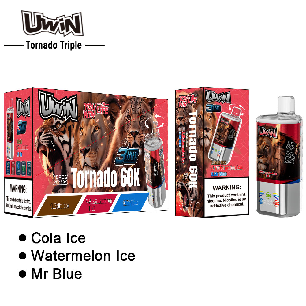 Uwin X RandM Tornado 60K Triple Flavor - obrazek 12