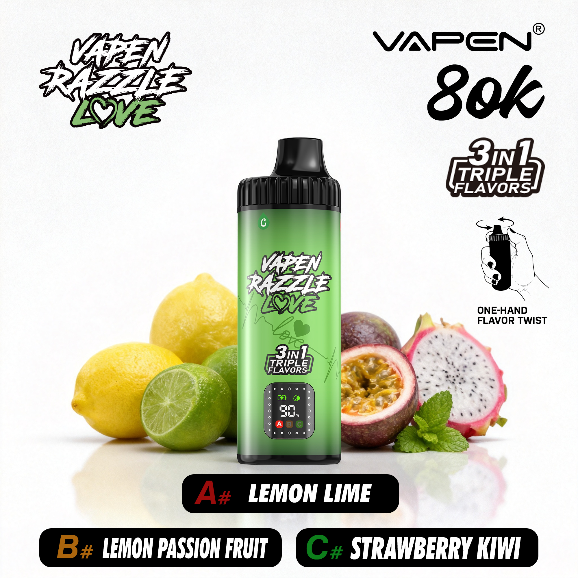 VAPEN RAZZLE 80K 3 IN 1 - obrazek 38