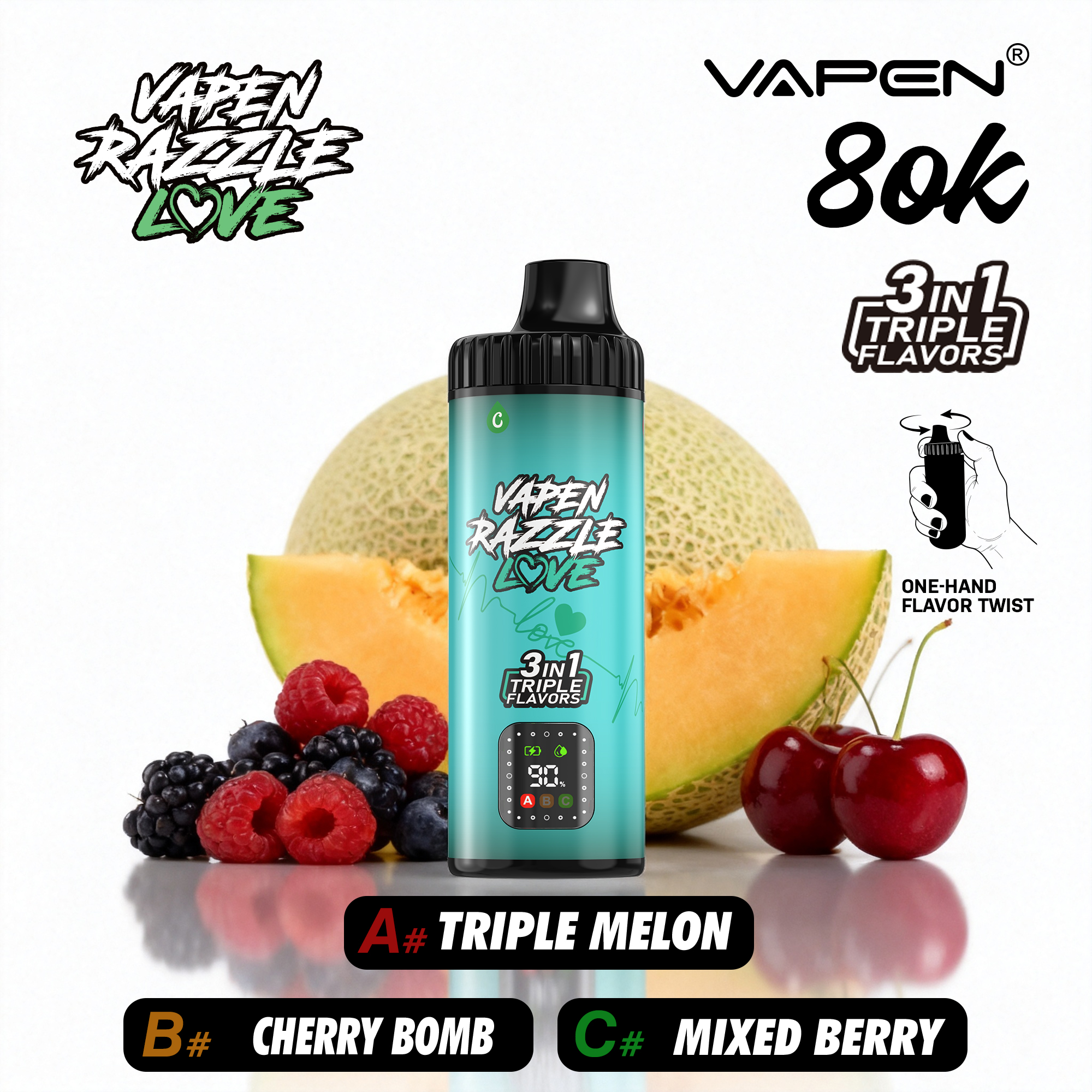VAPEN RAZZLE 80K 3 IN 1 - obrazek 39
