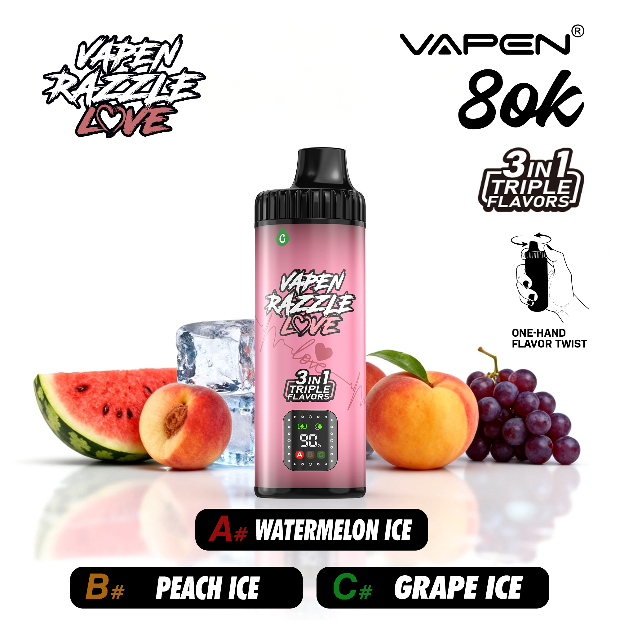 VAPEN RAZZLE 80K 3 IN 1 - obrazek 40
