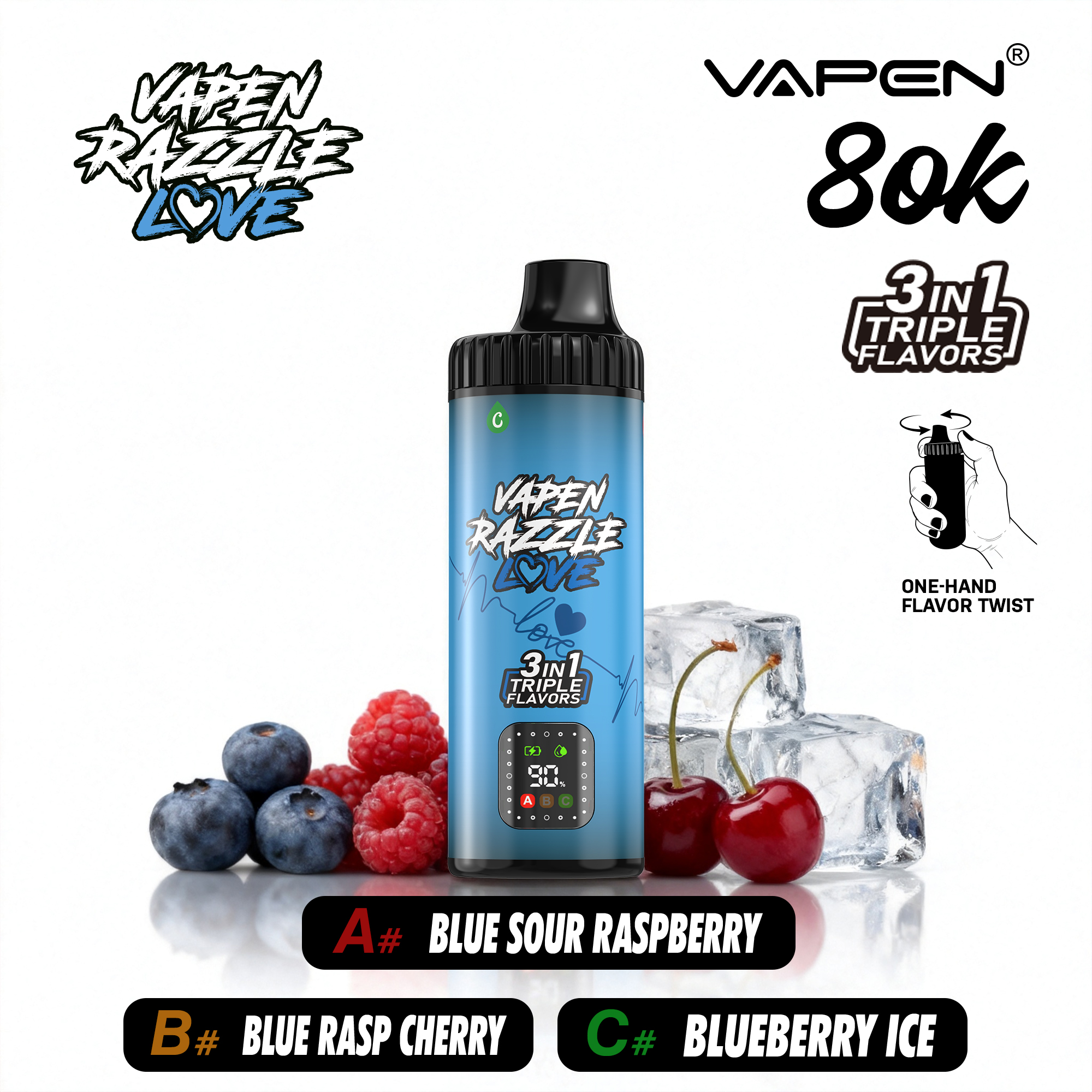 VAPEN RAZZLE 80K 3 IN 1 - obrazek 41