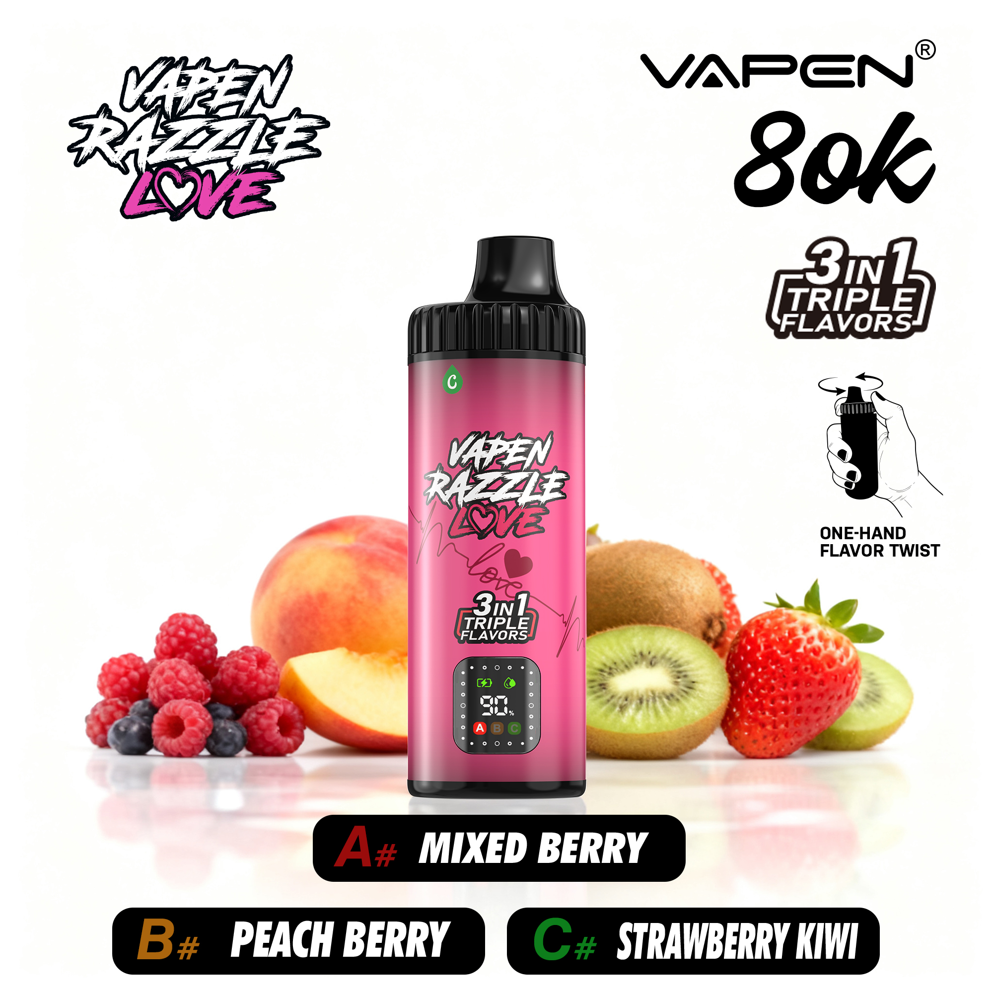 VAPEN RAZZLE 80K 3 IN 1 - obrazek 42