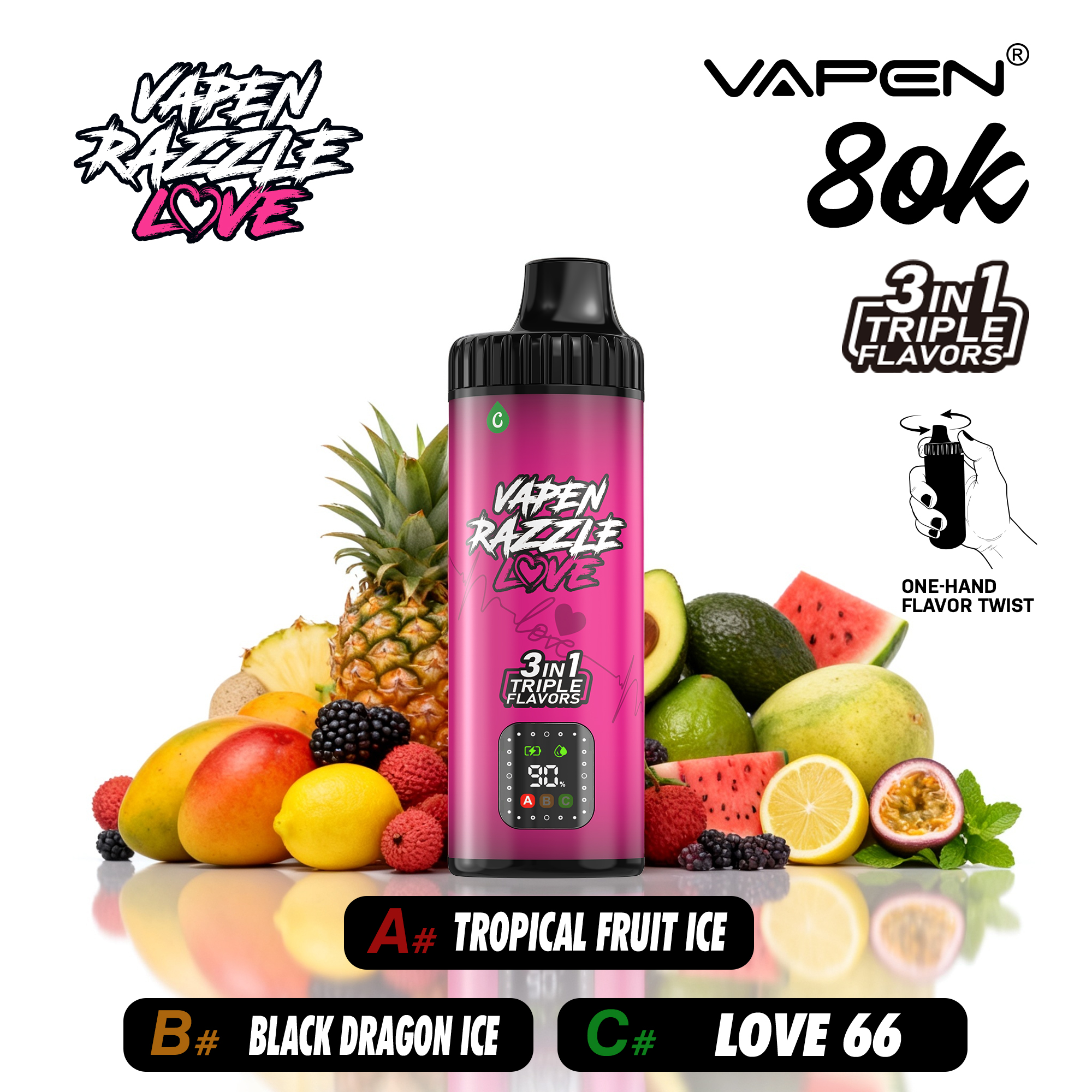 VAPEN RAZZLE 80K 3 IN 1 - obrazek 44