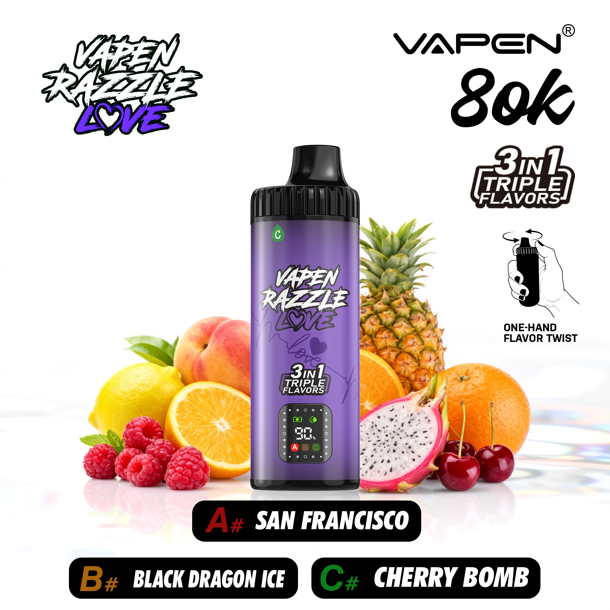 VAPEN RAZZLE 80K 3 IN 1 - obrazek 47