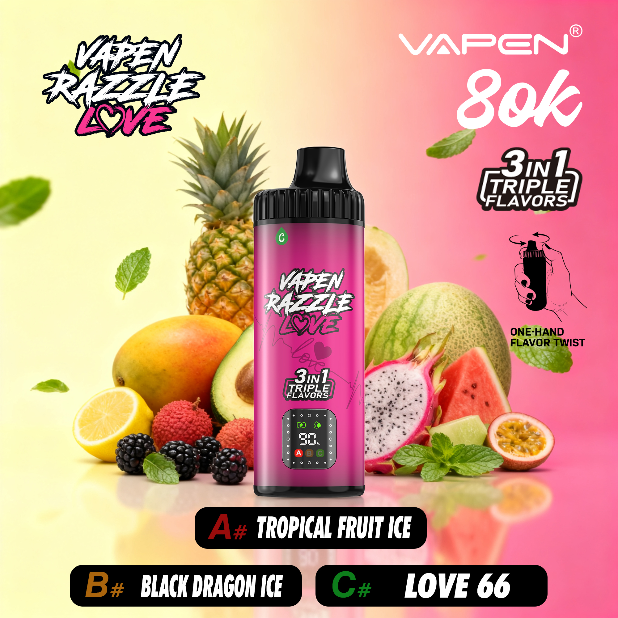 VAPEN RAZZLE 80K 3 IN 1 - obrazek 58