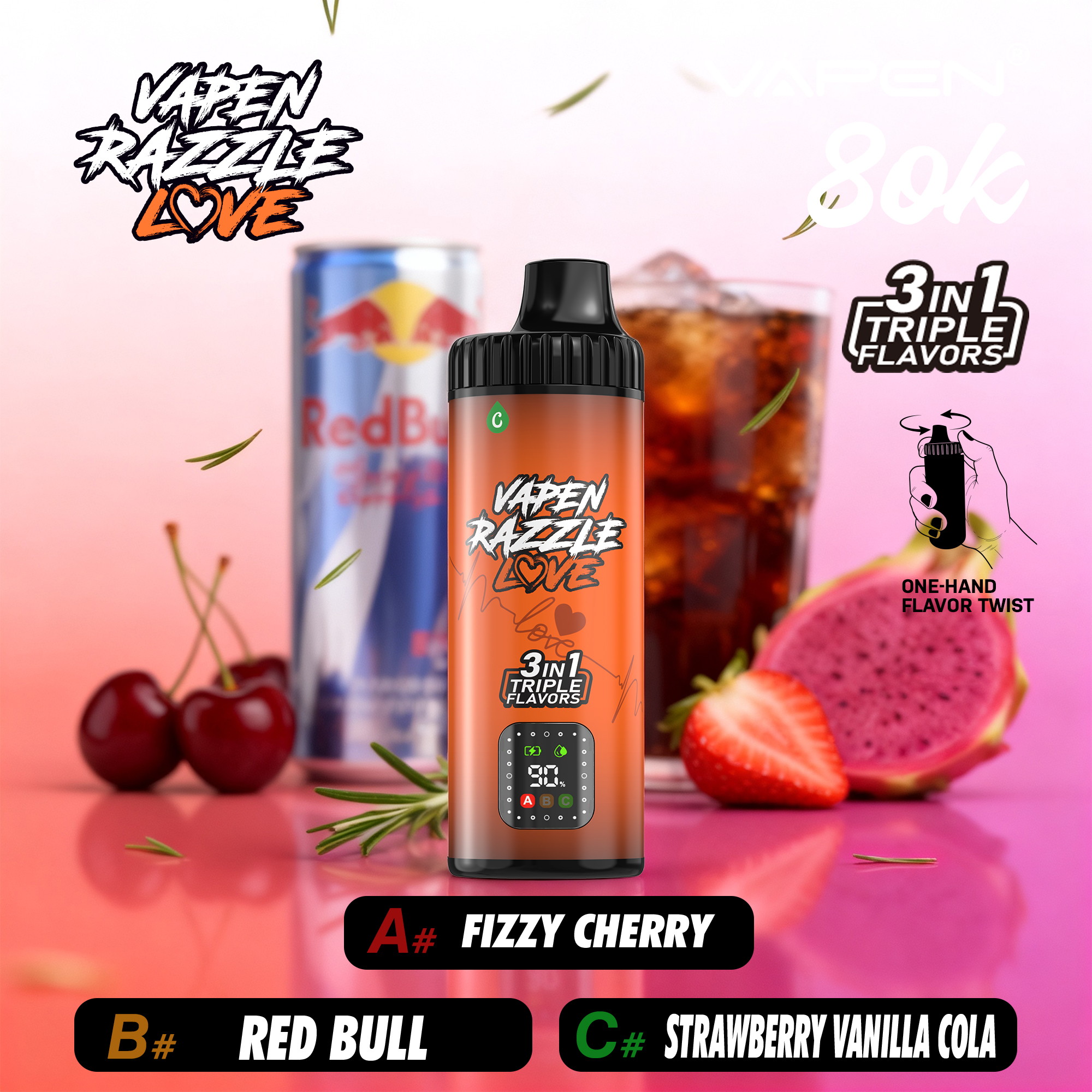 VAPEN RAZZLE 80K 3 IN 1 - obrazek 59