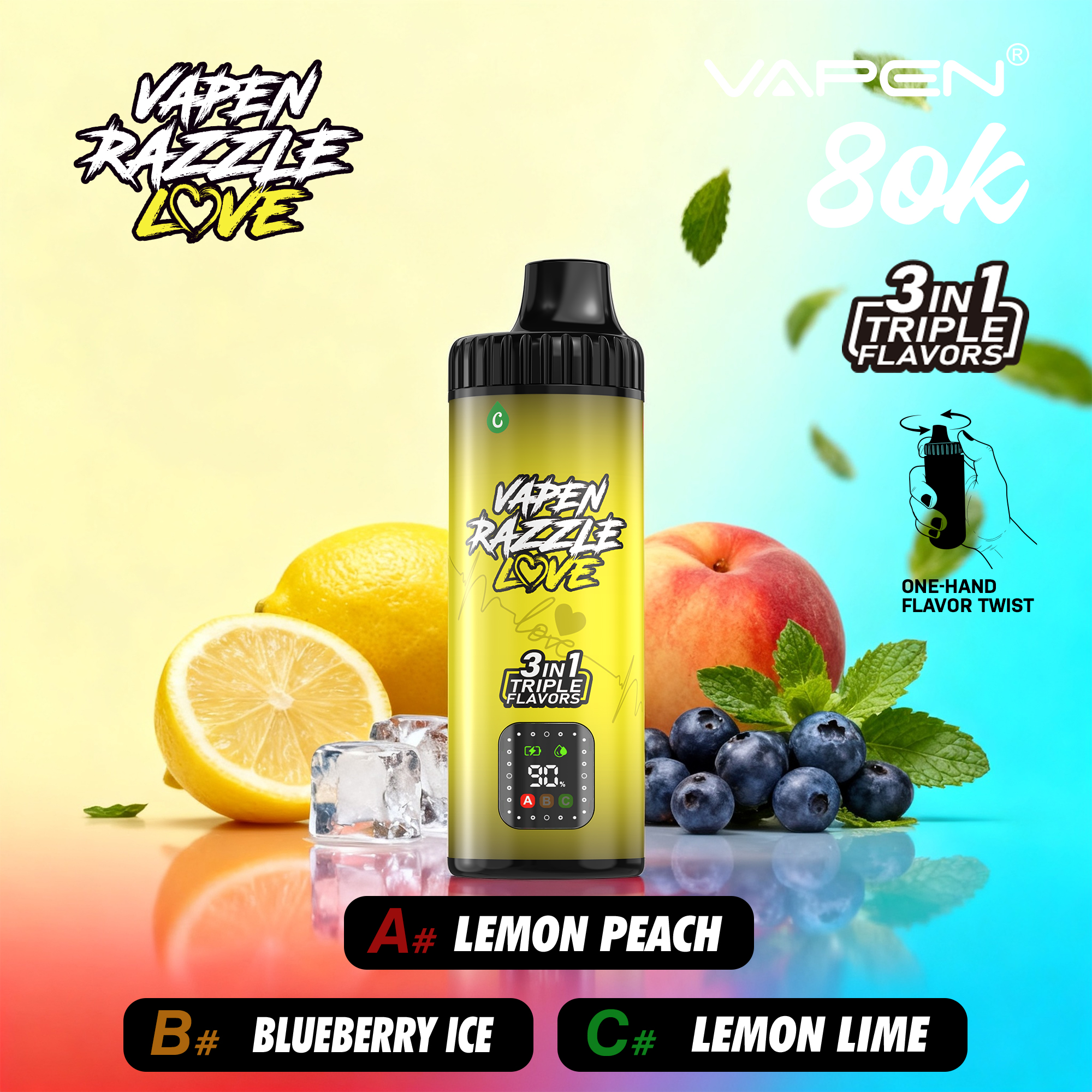 VAPEN RAZZLE 80K 3 IN 1 - obrazek 60