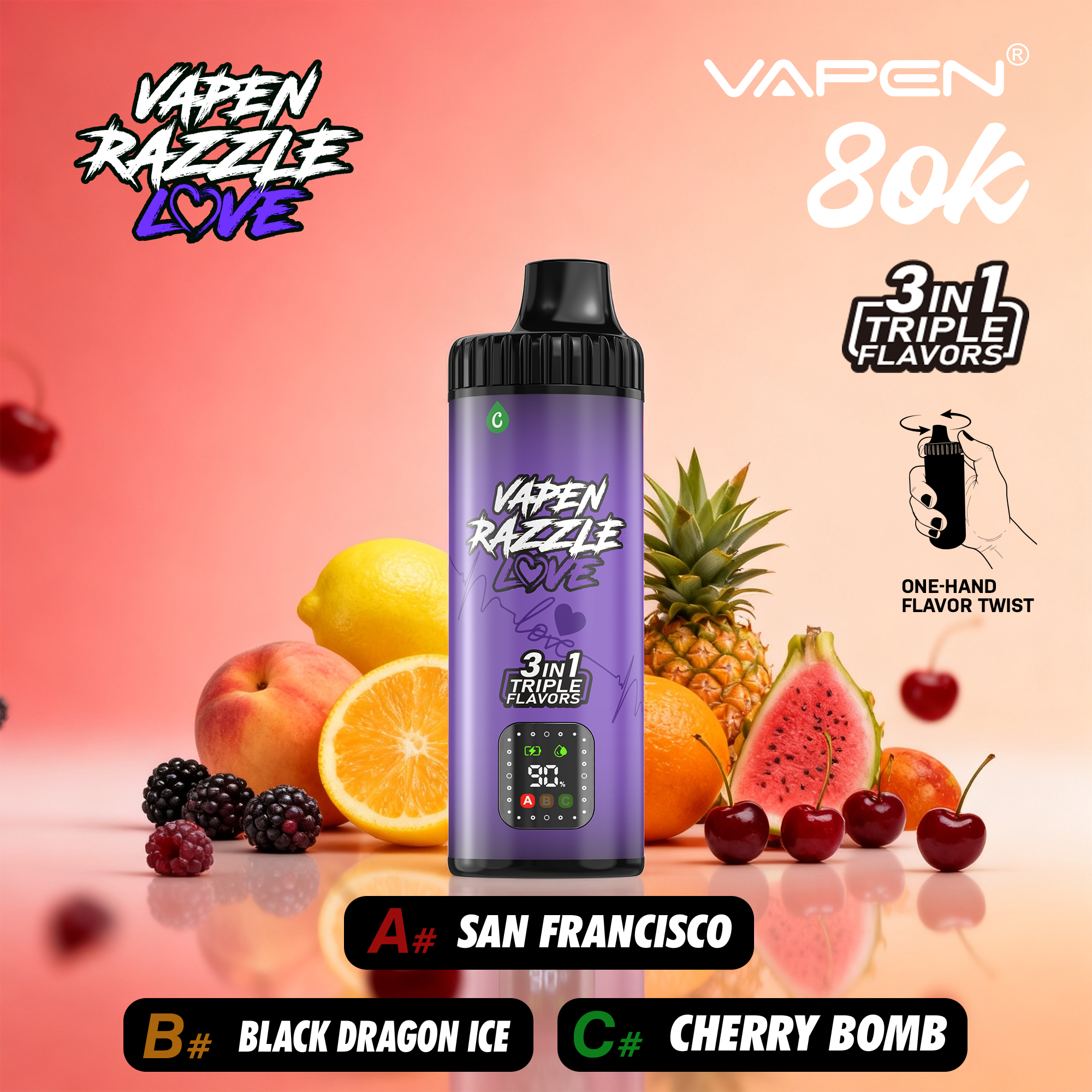 VAPEN RAZZLE 80K 3 IN 1 - obrazek 61