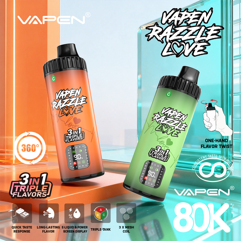 VAPEN RAZZLE 80K 3 IN 1 - obrazek 80