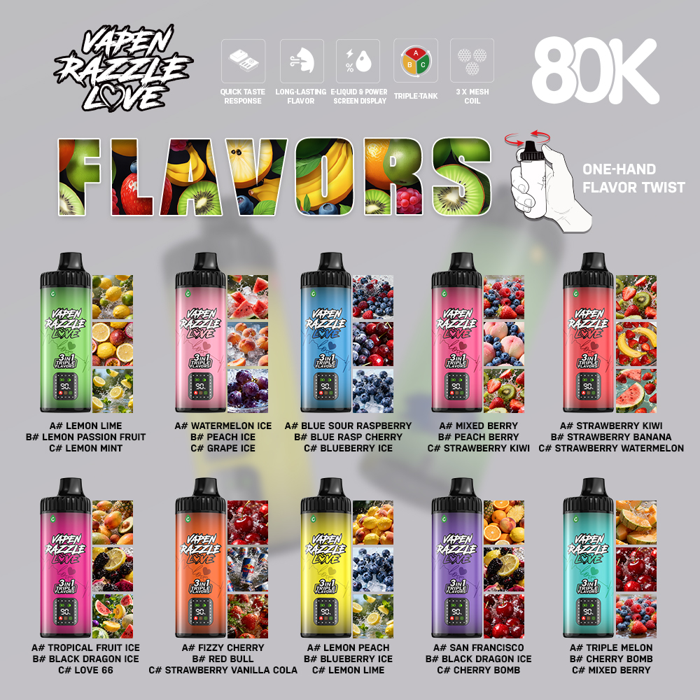 VAPEN RAZZLE 80K 3 IN 1 - obrazek 120