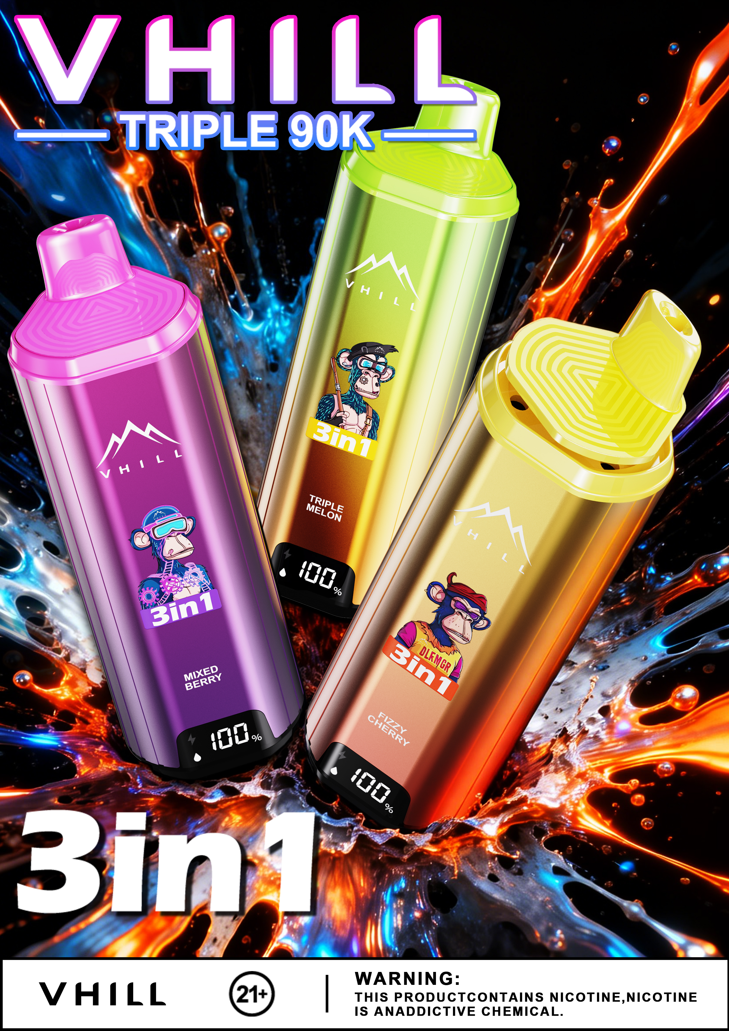 VHILL TRIPLE 90K 90000 - obrazek 18