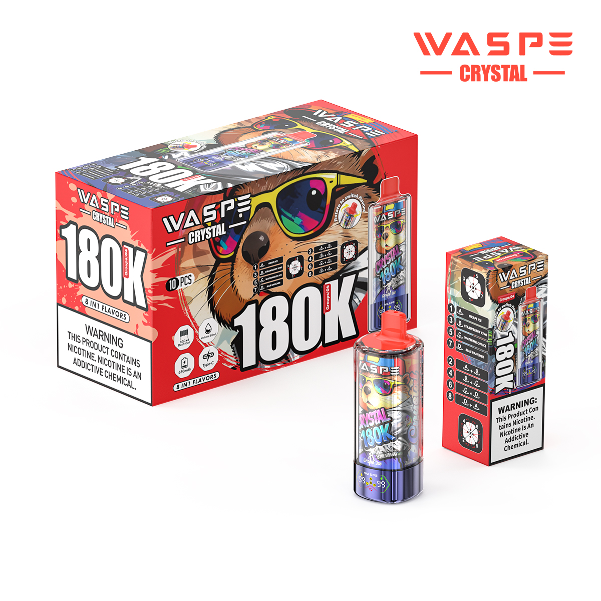 WASPE 8 IN 1 Crystal 180000 - obrazek 4
