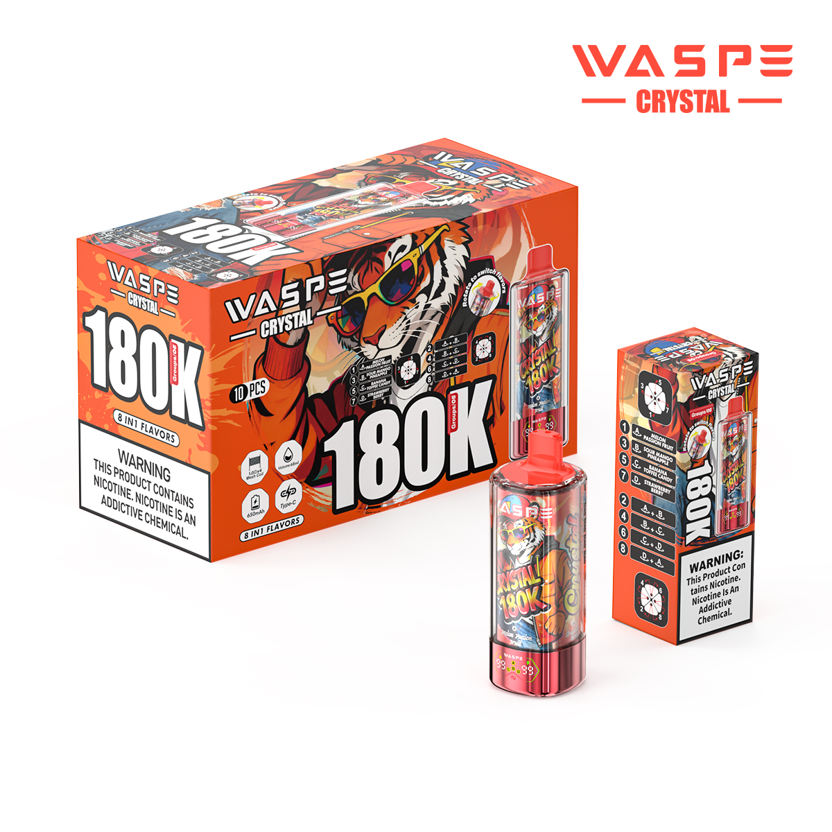 WASPE 8 IN 1 Crystal 180000 - obrazek 6