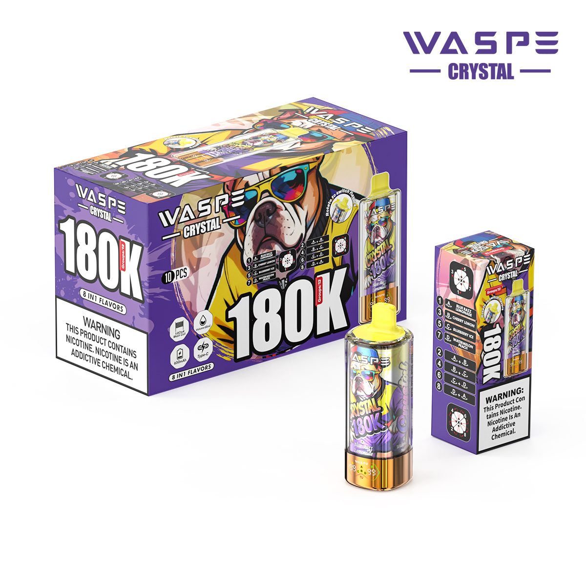 WASPE 8 IN 1 Crystal 180000 - obrazek 20