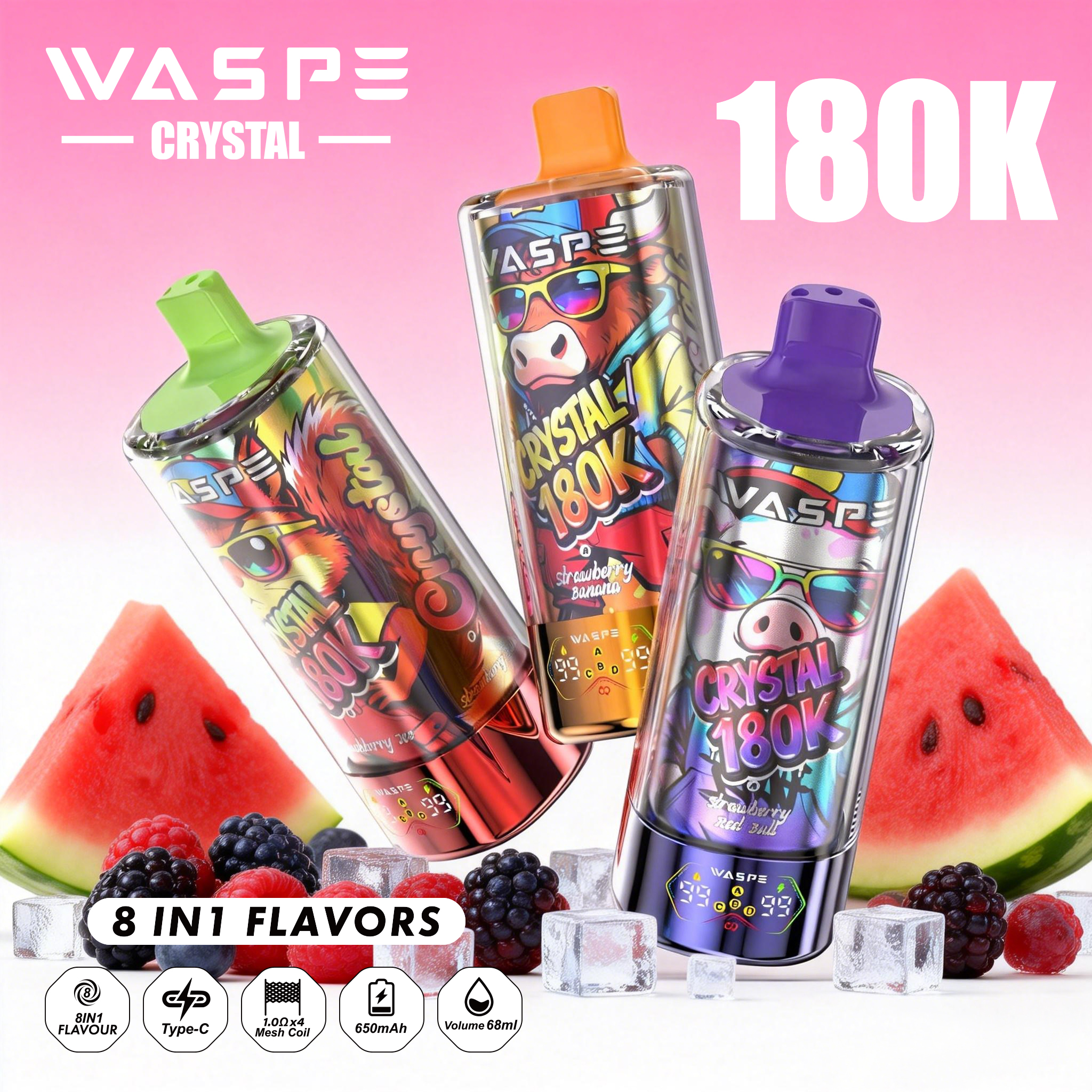 WASPE 8 IN 1 Crystal 180000 - obrazek 43