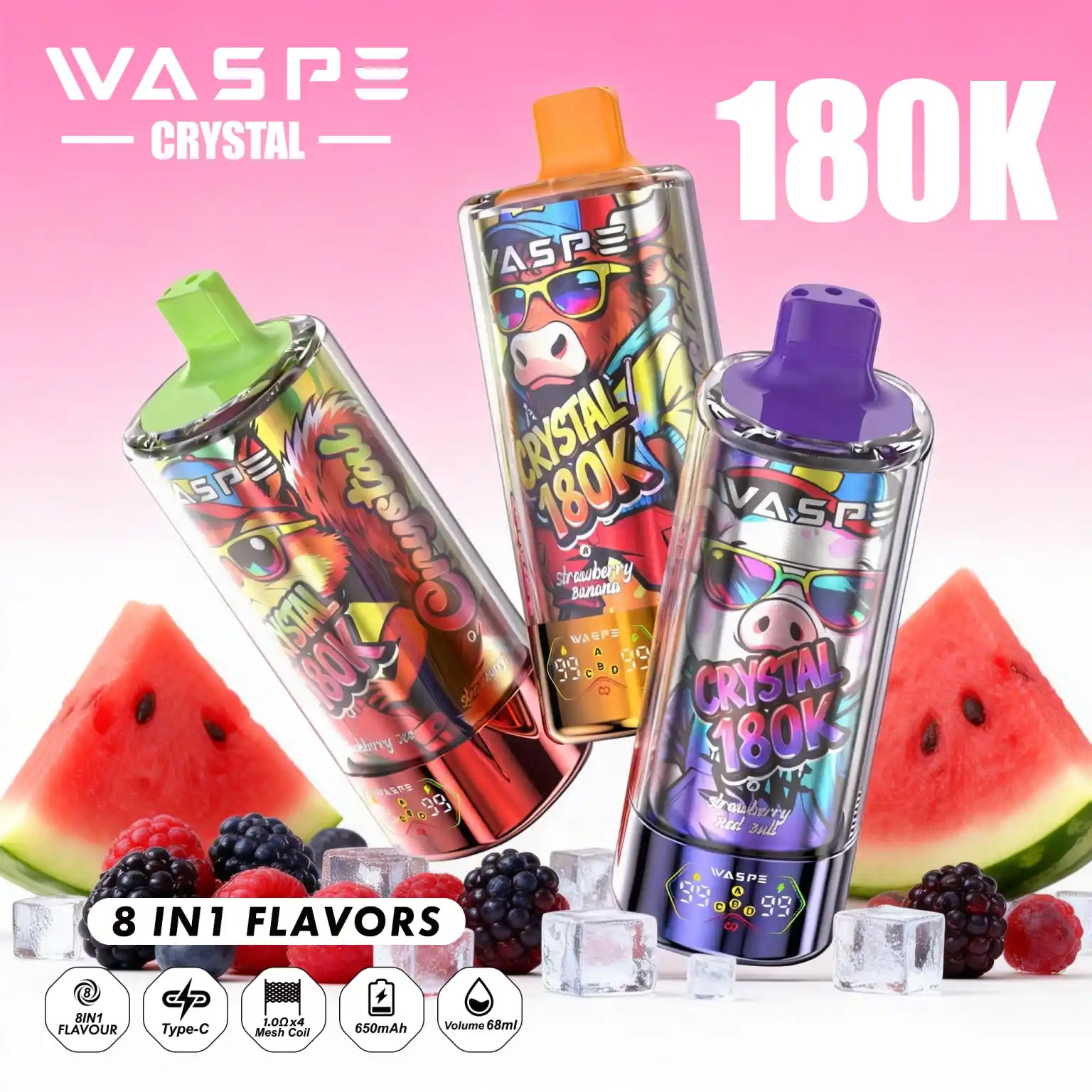 WASPE 8 IN 1 Crystal 180000 - obrazek 44