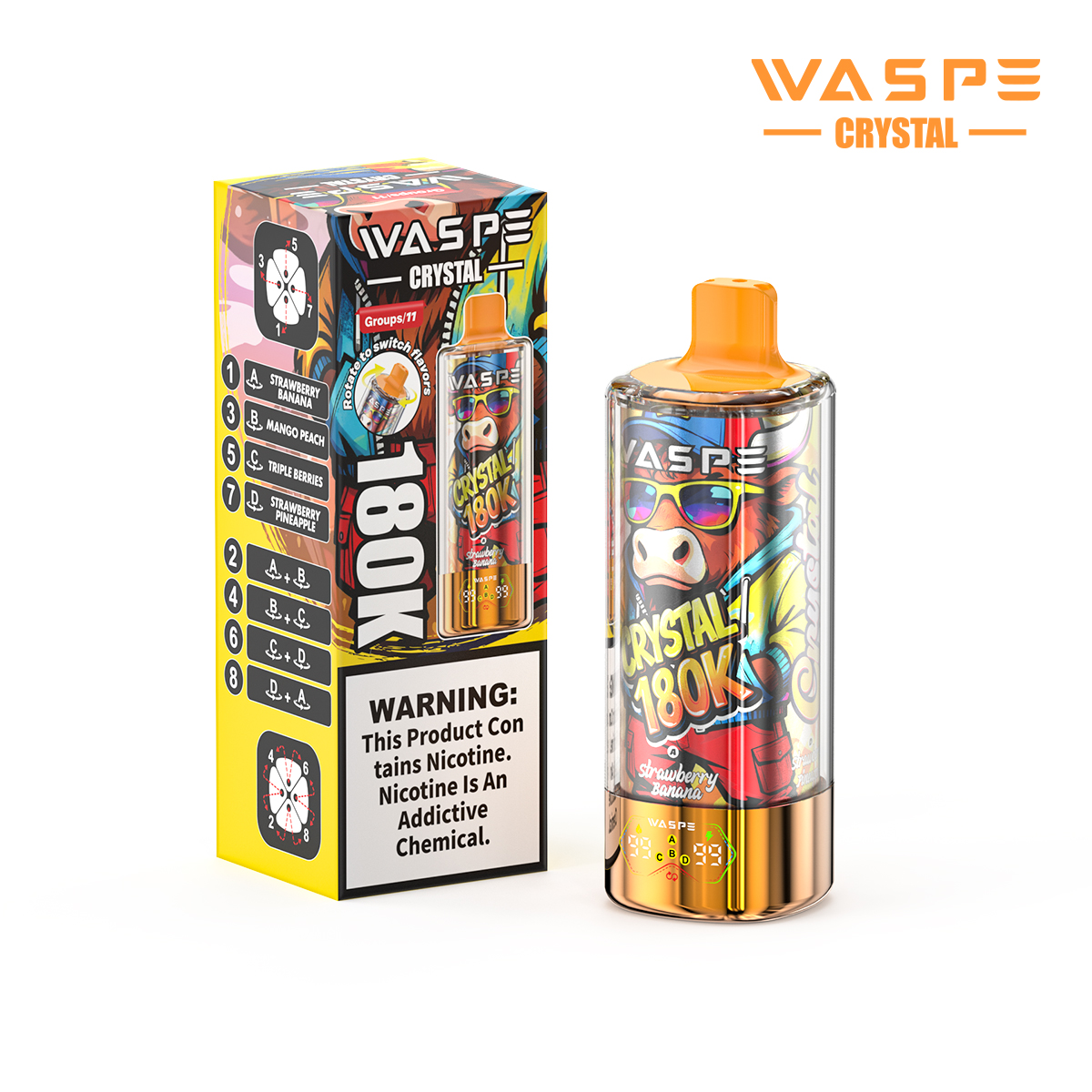 WASPE 8 IN 1 Crystal 180000 - obrazek 50