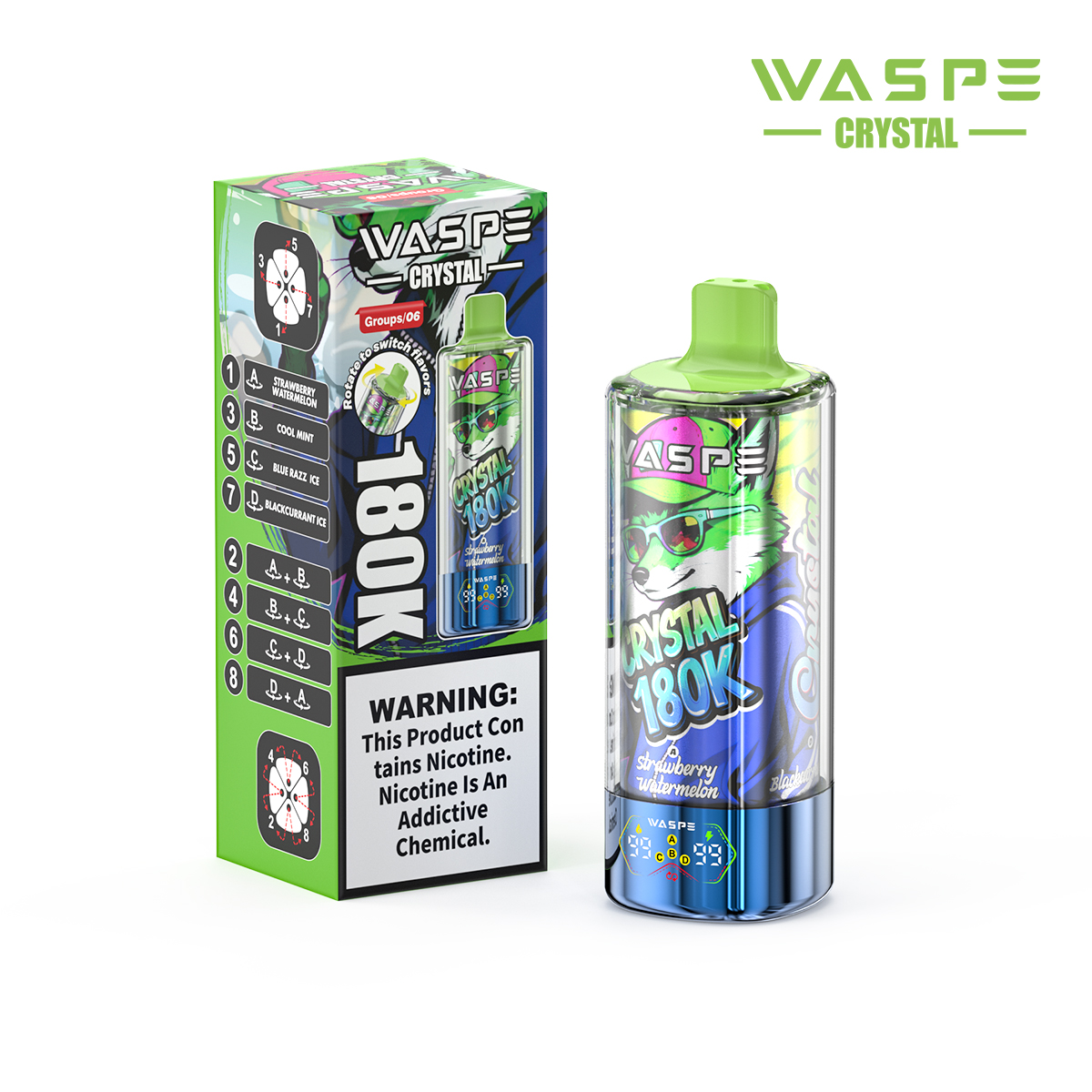WASPE 8 IN 1 Crystal 180000 - obrazek 55