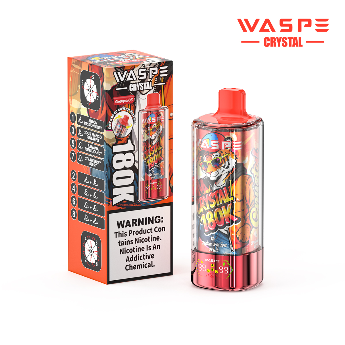 WASPE 8 IN 1 Crystal 180000 - obrazek 56