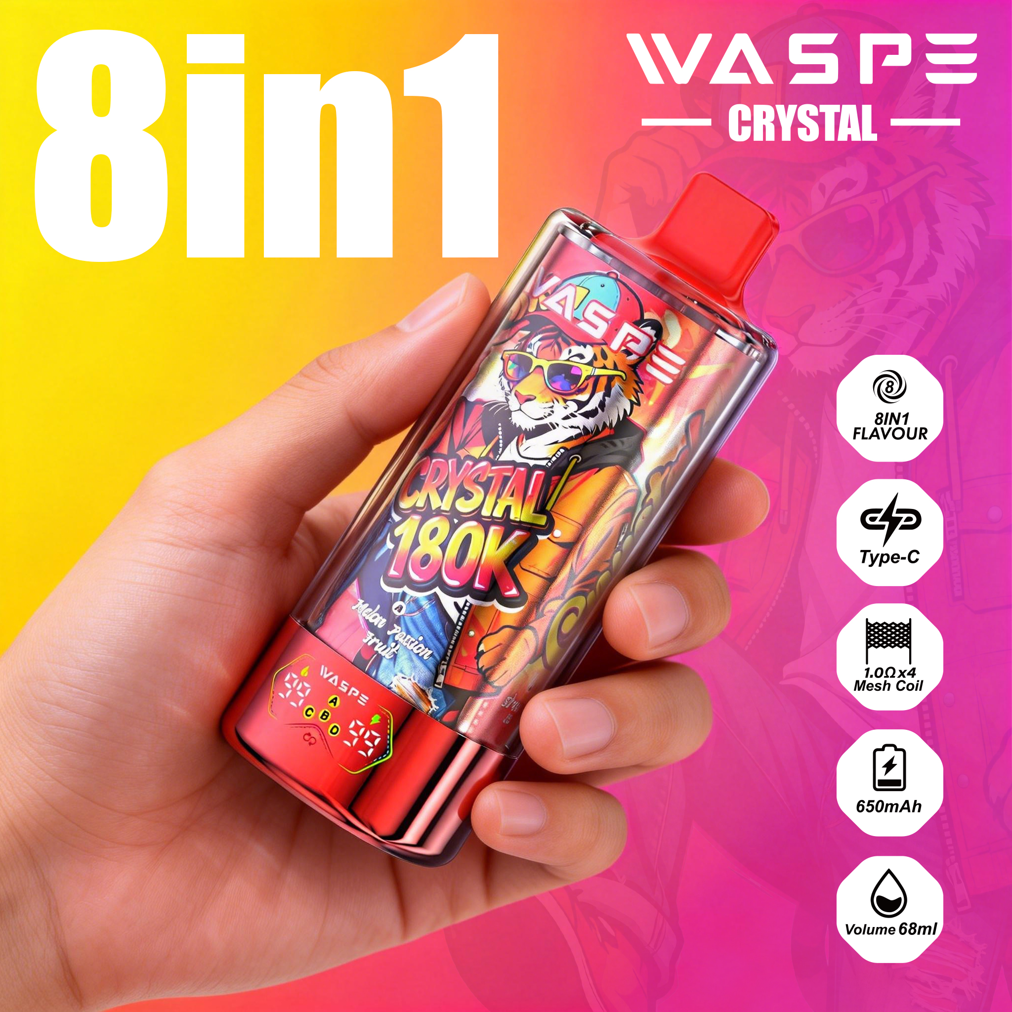WASPE 8 IN 1 Crystal 180000 - obrazek 57