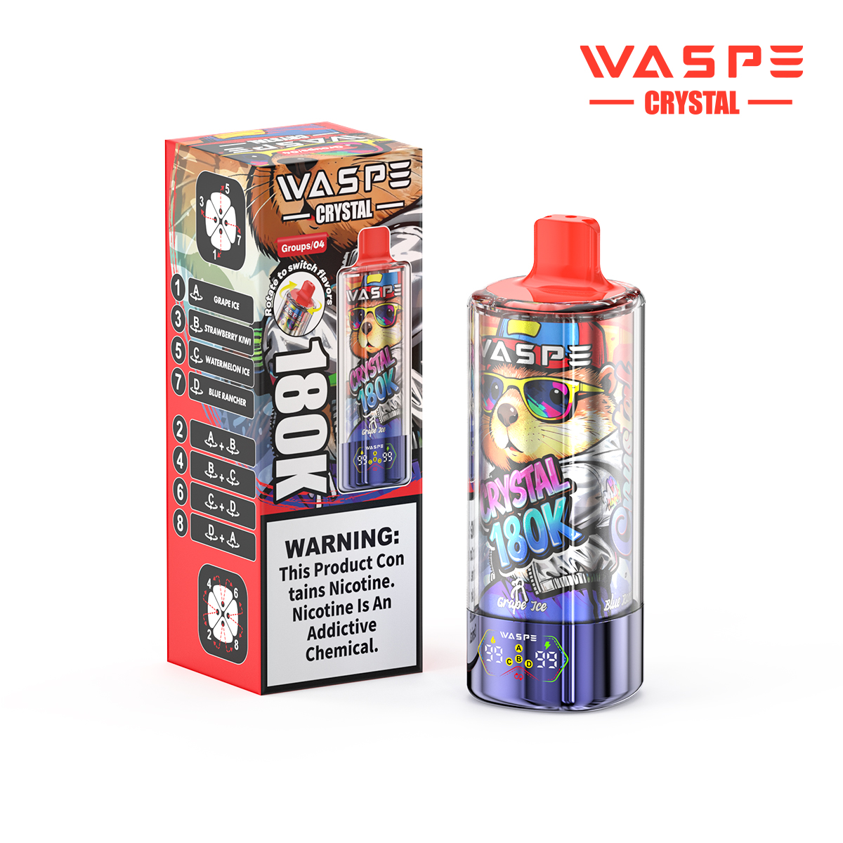 WASPE 8 IN 1 Crystal 180000 - obrazek 58