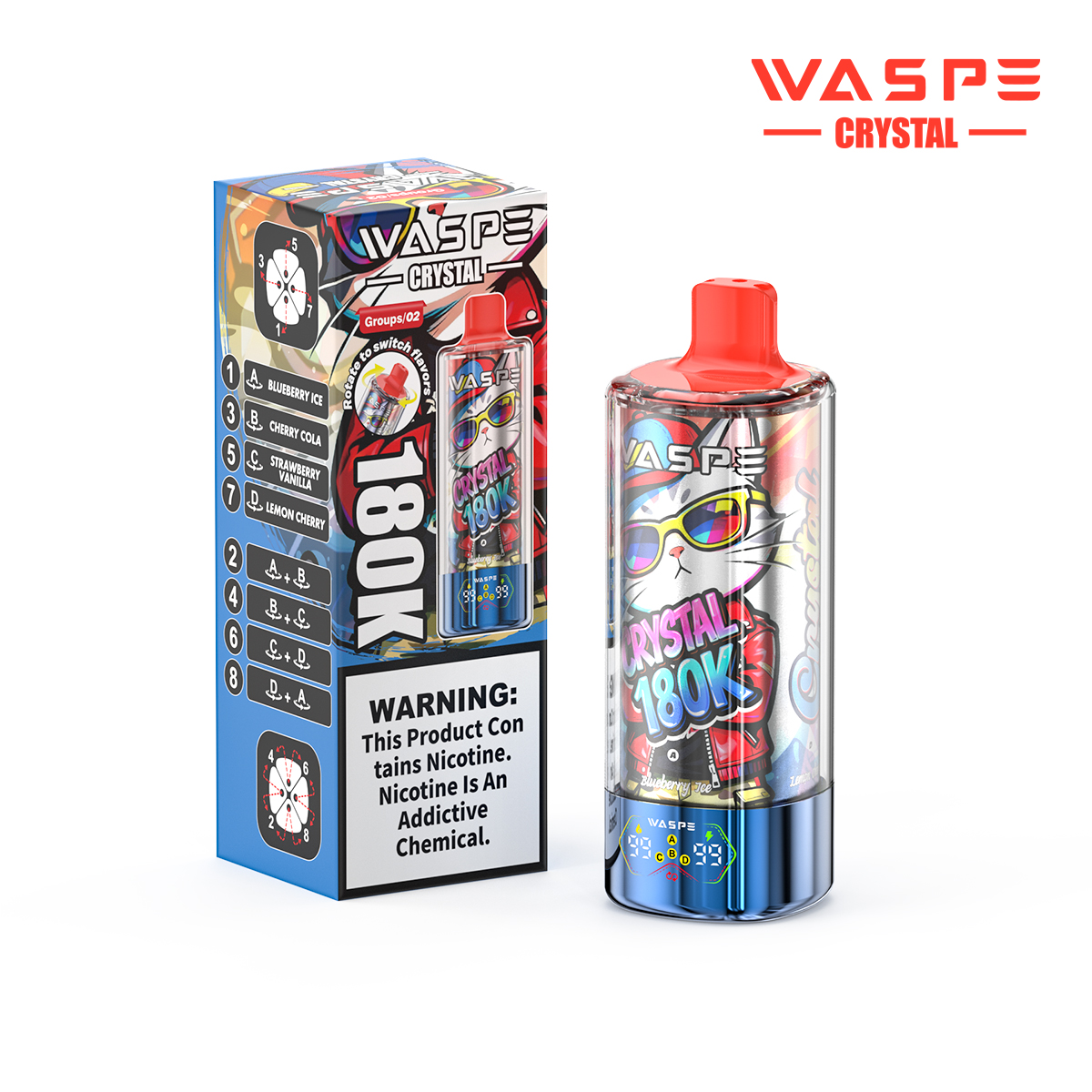 WASPE 8 IN 1 Crystal 180000 - obrazek 60