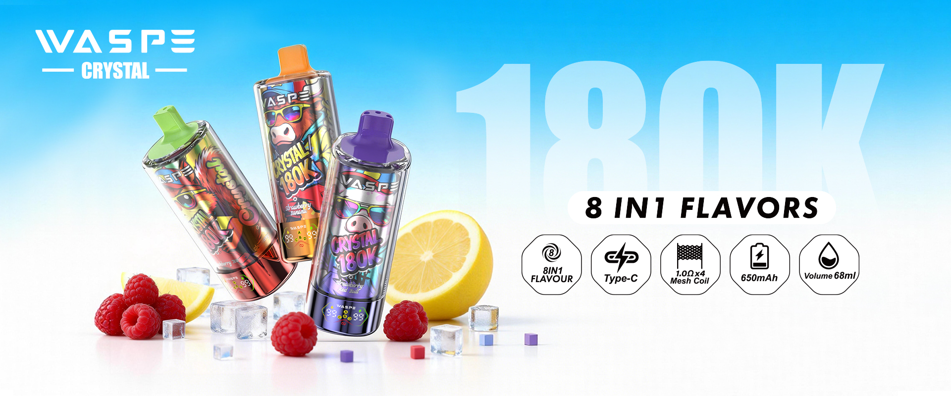 WASPE 8 IN 1 Crystal 180000 - obrazek 64